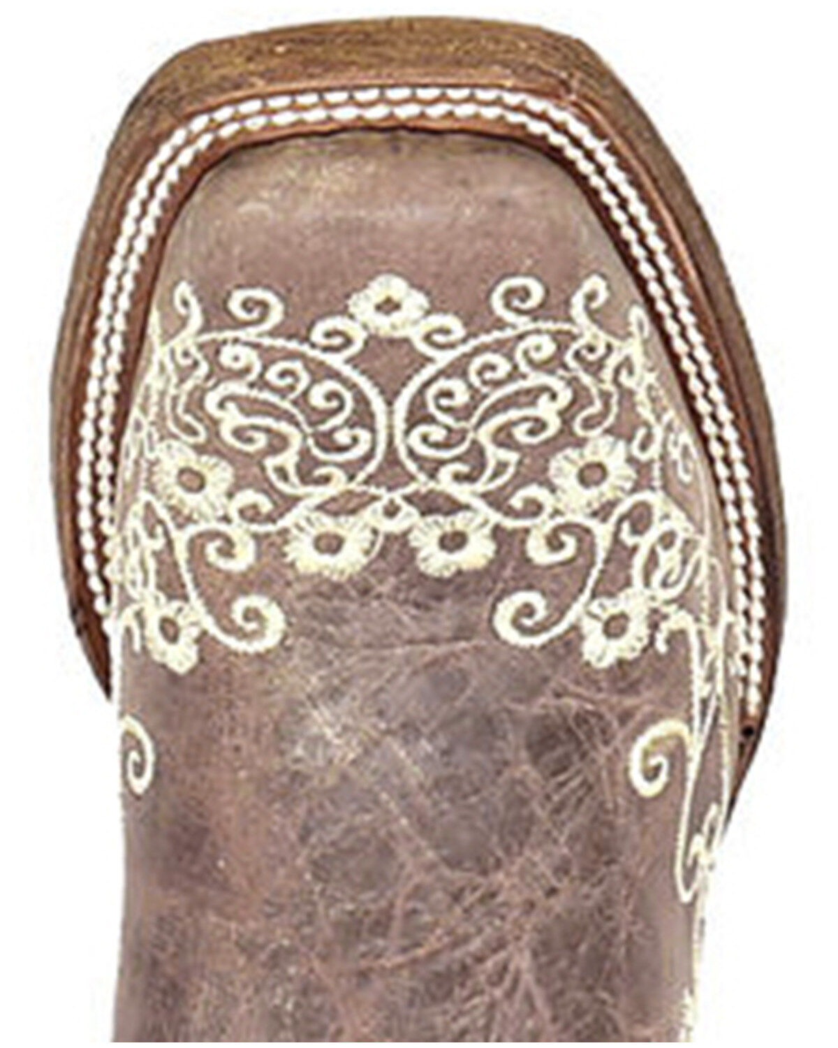 Corral Kids' Embroidered Square Toe Western Boots