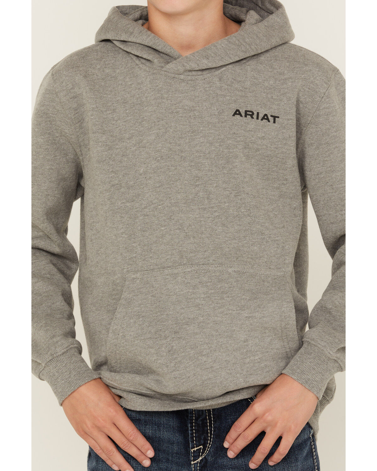 Ariat Boys' Logo Graphic Hooded Sweatshirt