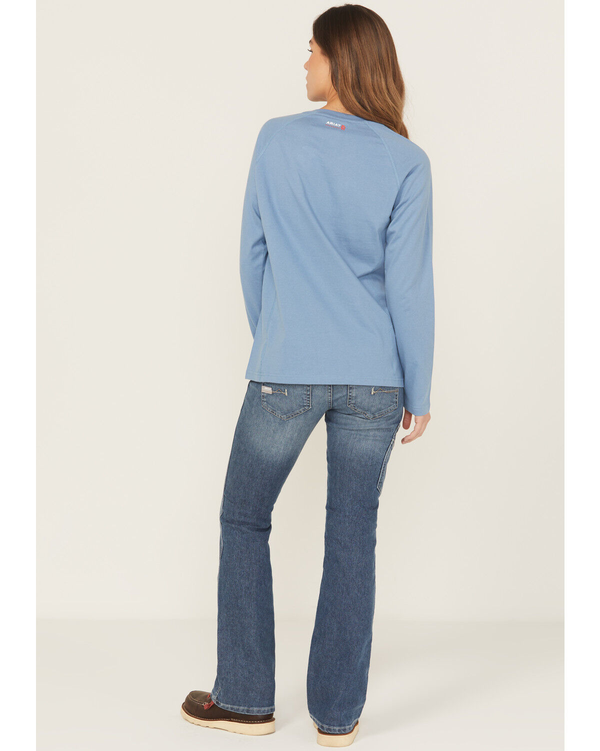 Ariat Women's Rebar Mid Rise Durastretch Raven Work Bootcut Jeans