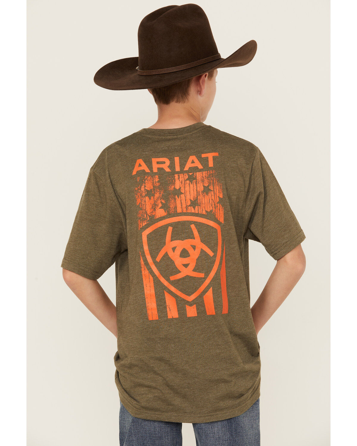 Ariat Boys' Logo Short Sleeve Graphic T-Shirt