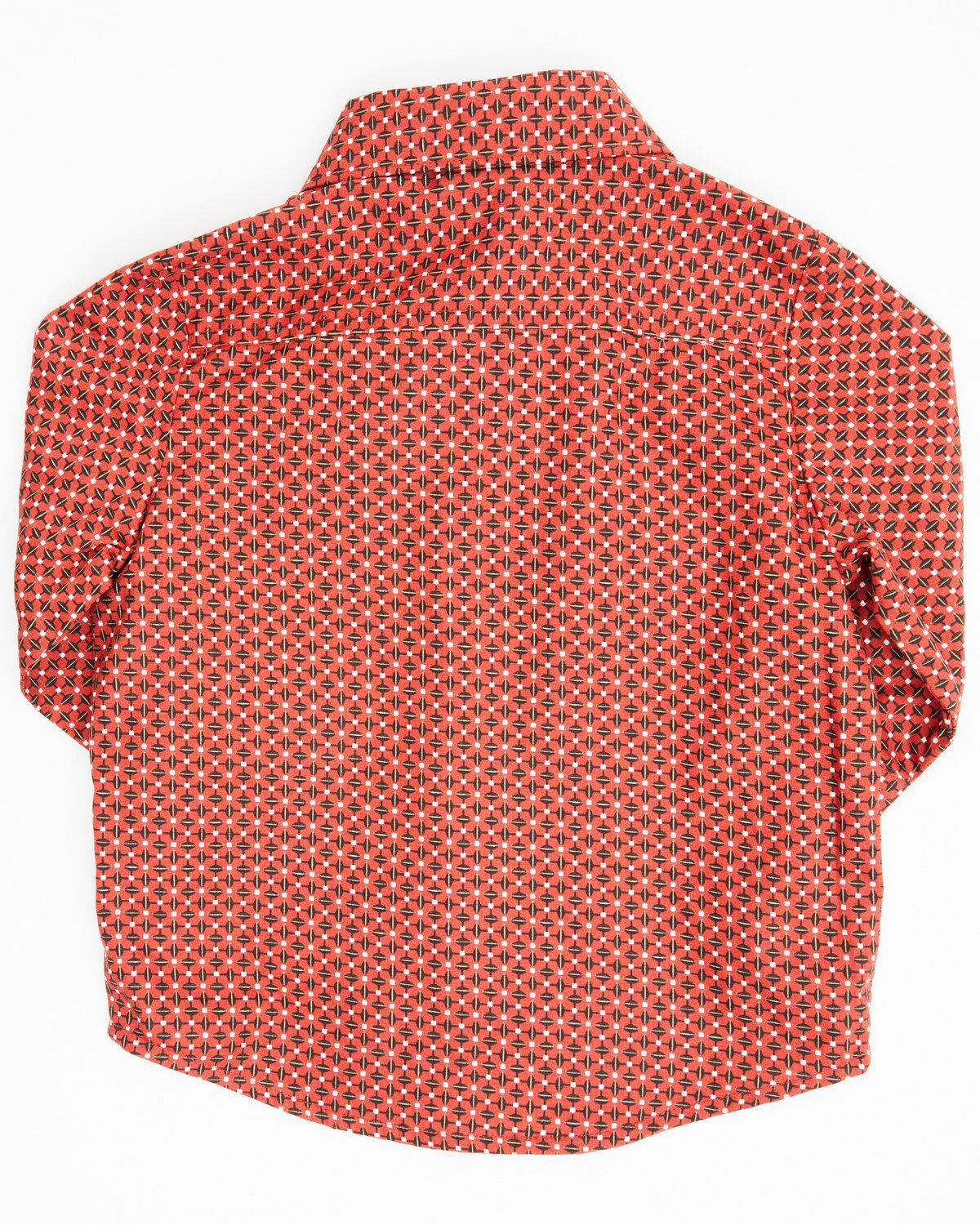 Cinch Infant Boys' Geo Print Long Sleeve Button Down Shirt