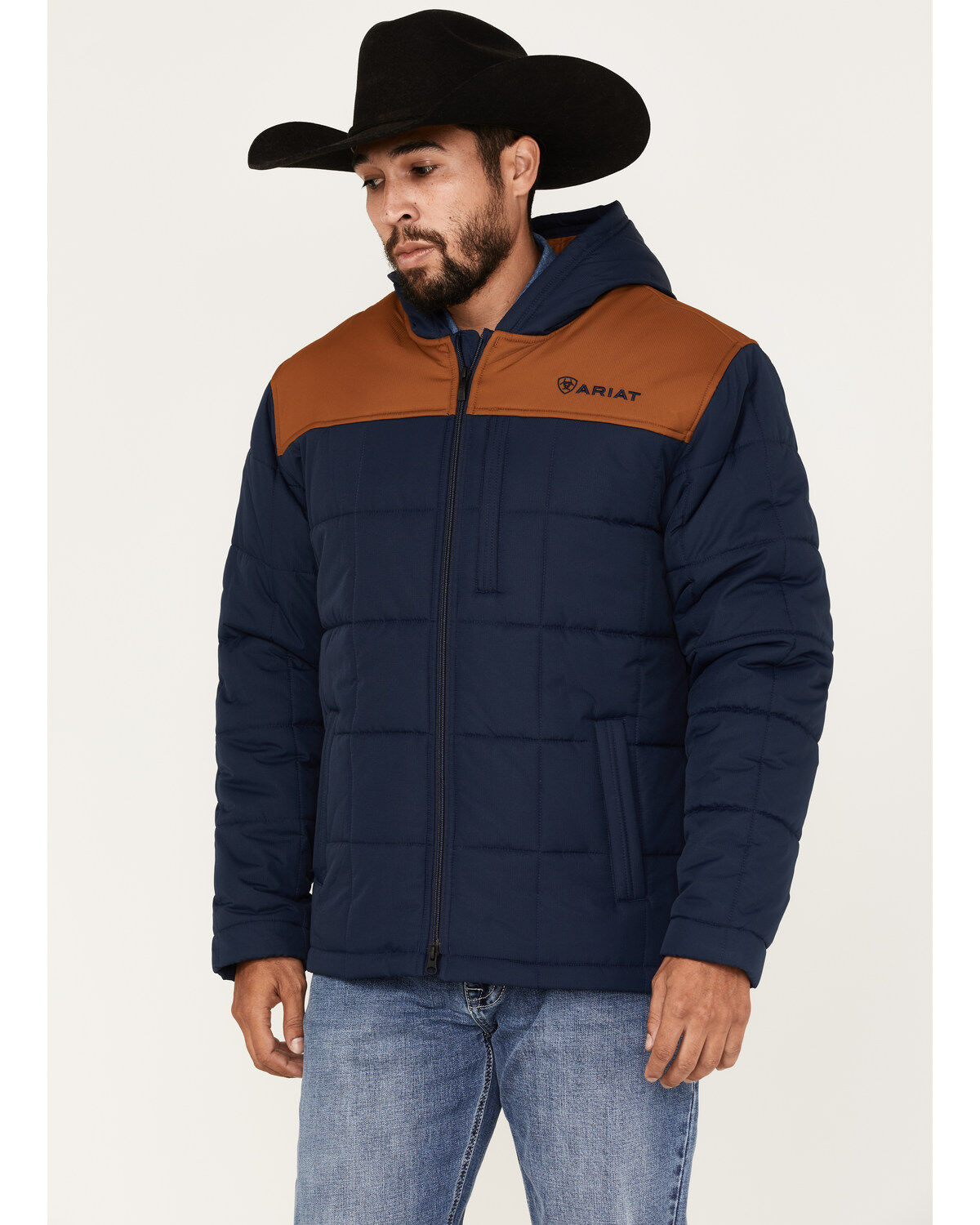 Ariat Men's Two Tone Crius Hooded Insulated Jacket