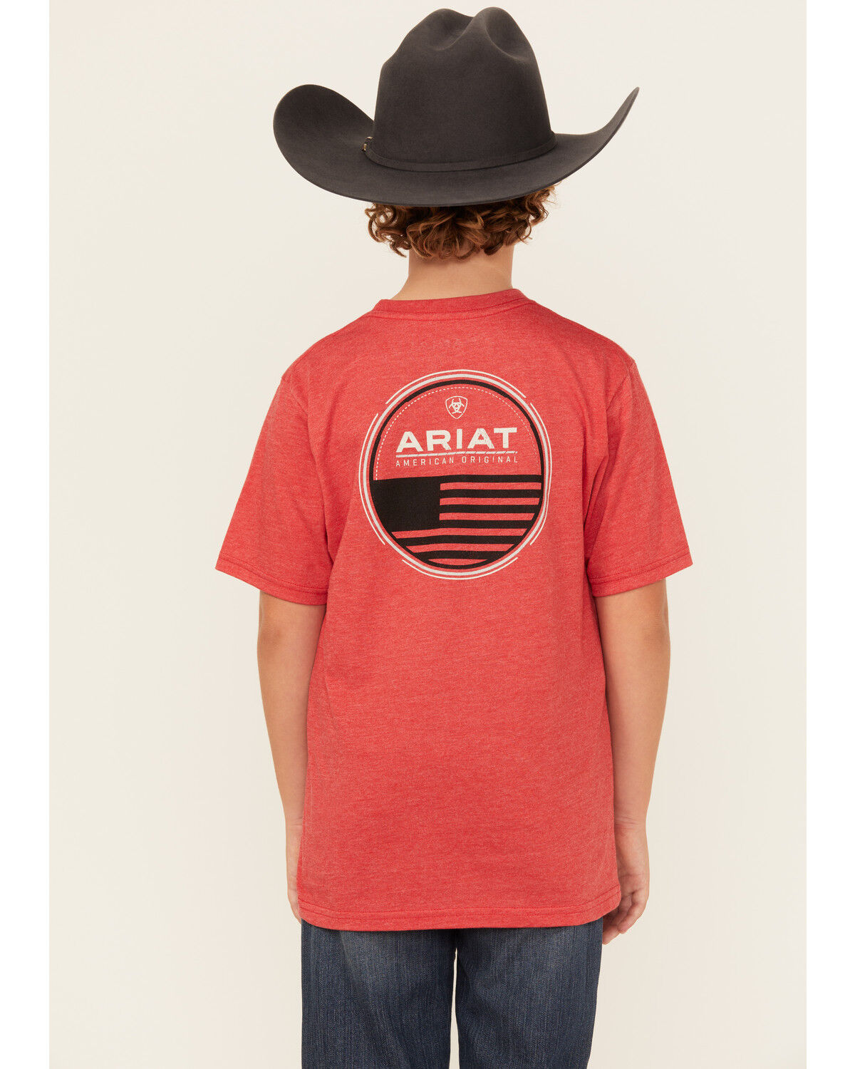 Ariat Boys' Flag Scope Logo Short Sleeve Graphic T-Shirt