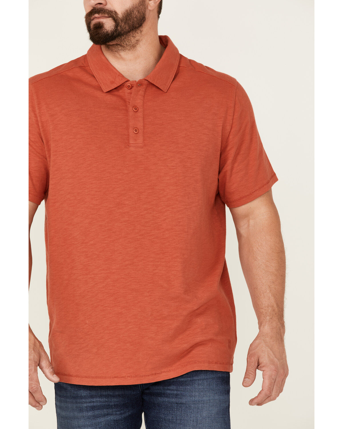 Brothers and Sons Men's Slub Polo Shirt