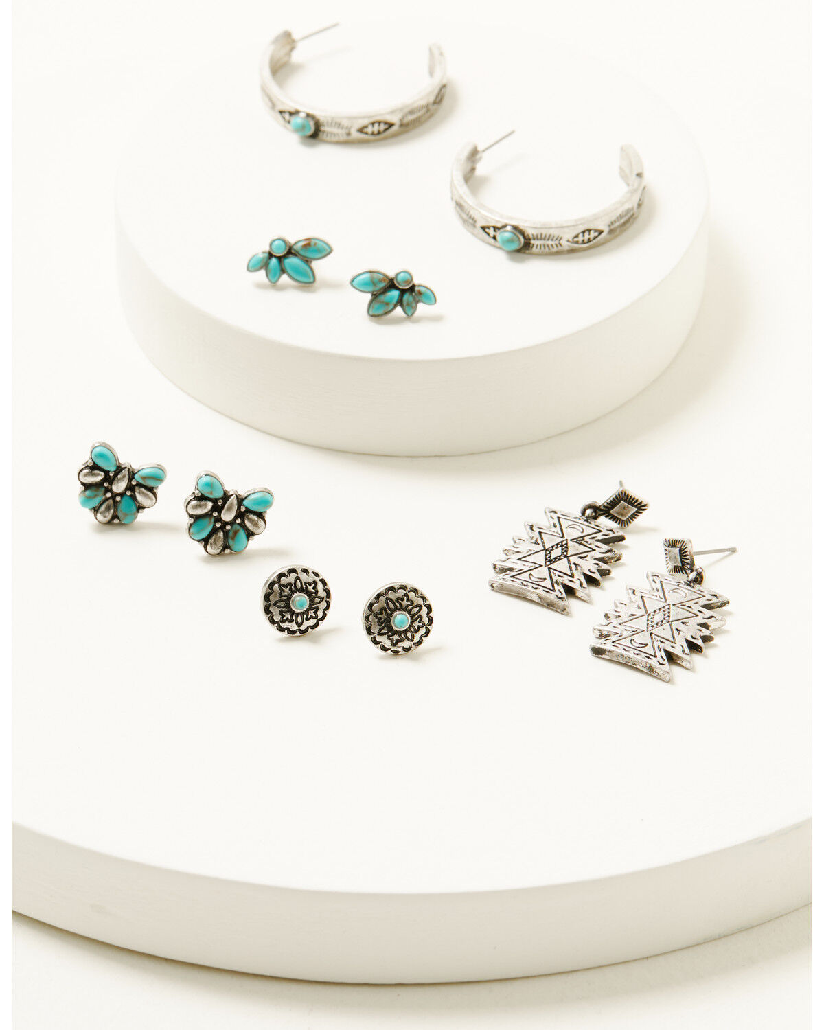 Shyanne Women's Wildheart Southwestern Hoop Earring Set - 5 Piece