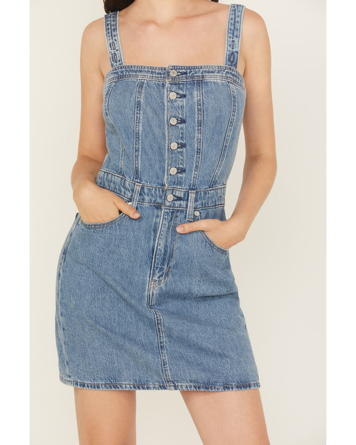 Levi's Women's Iconic Button-Up Mini Dress
