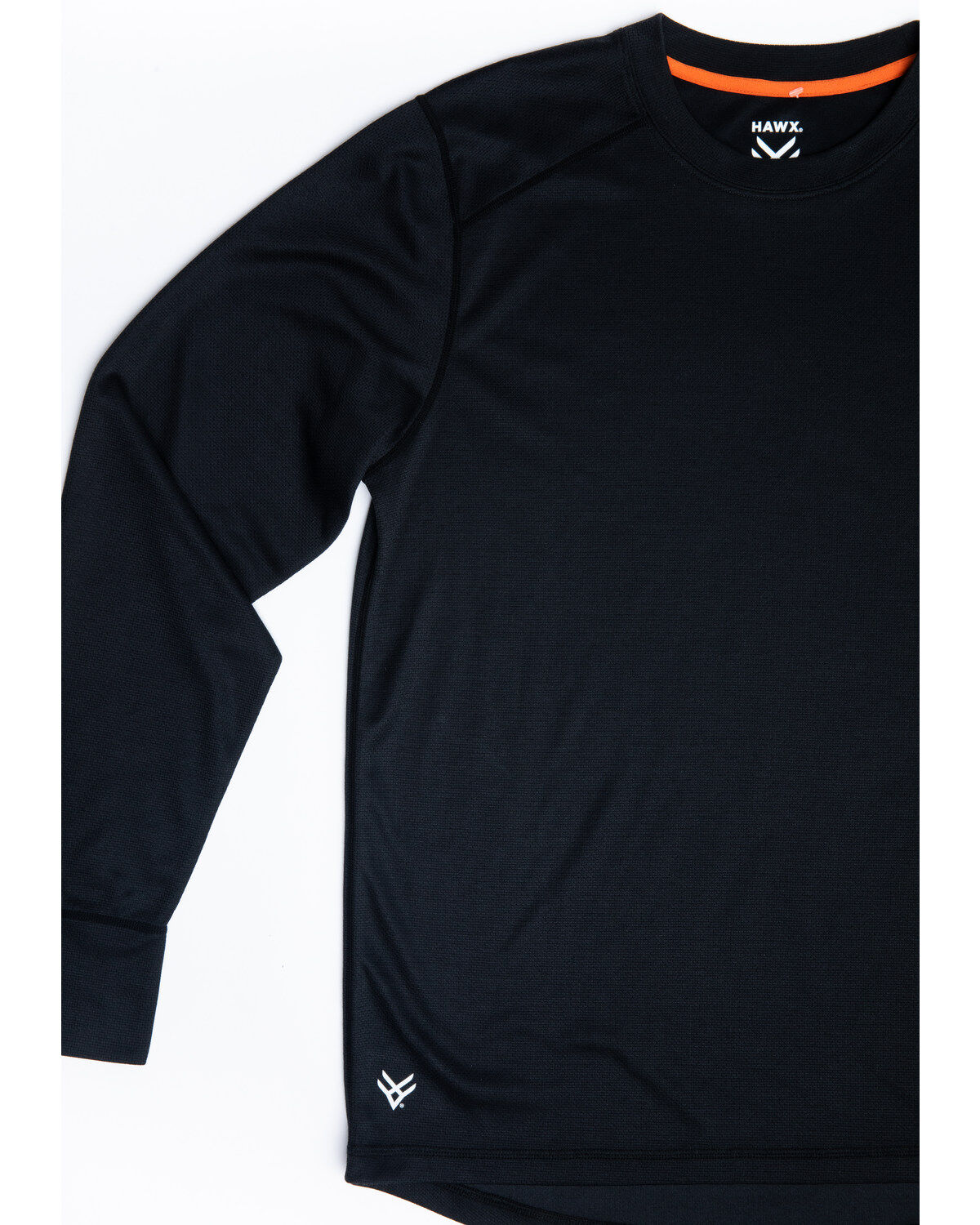 Hawx Men's Black Mid-Weight Base Layer Thermal Long Sleeve Work Shirt - Tall
