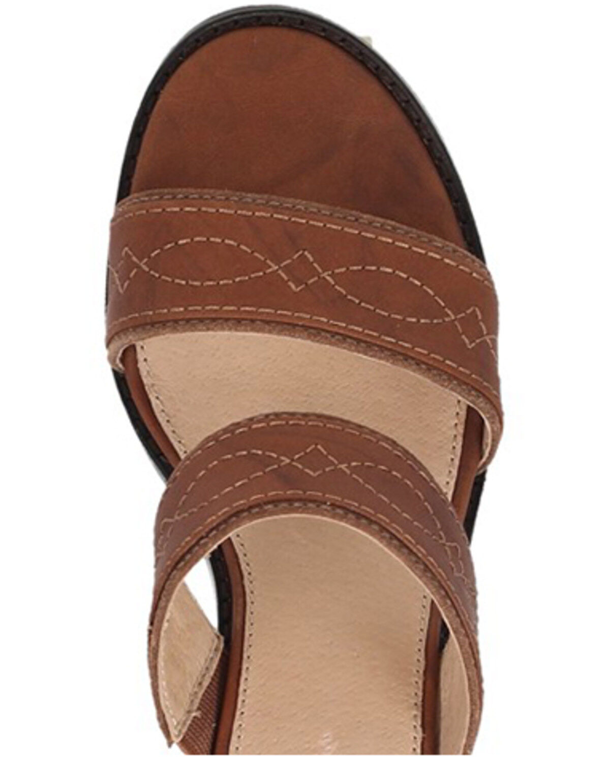 Frye Women's Pipa Woodstock 2 Band Platform Sandal