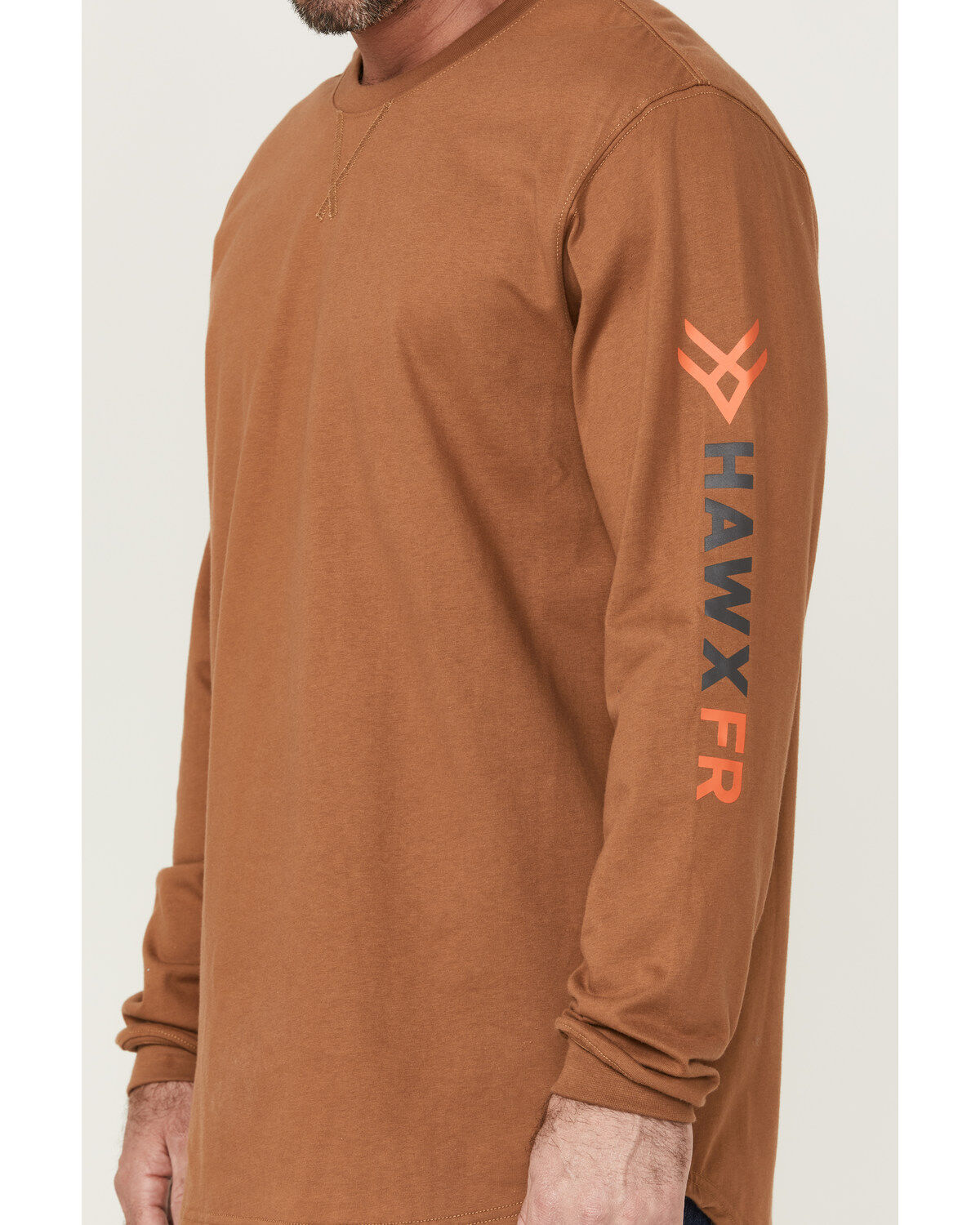 Hawx Men's FR Logo Long Sleeve Work T-Shirt
