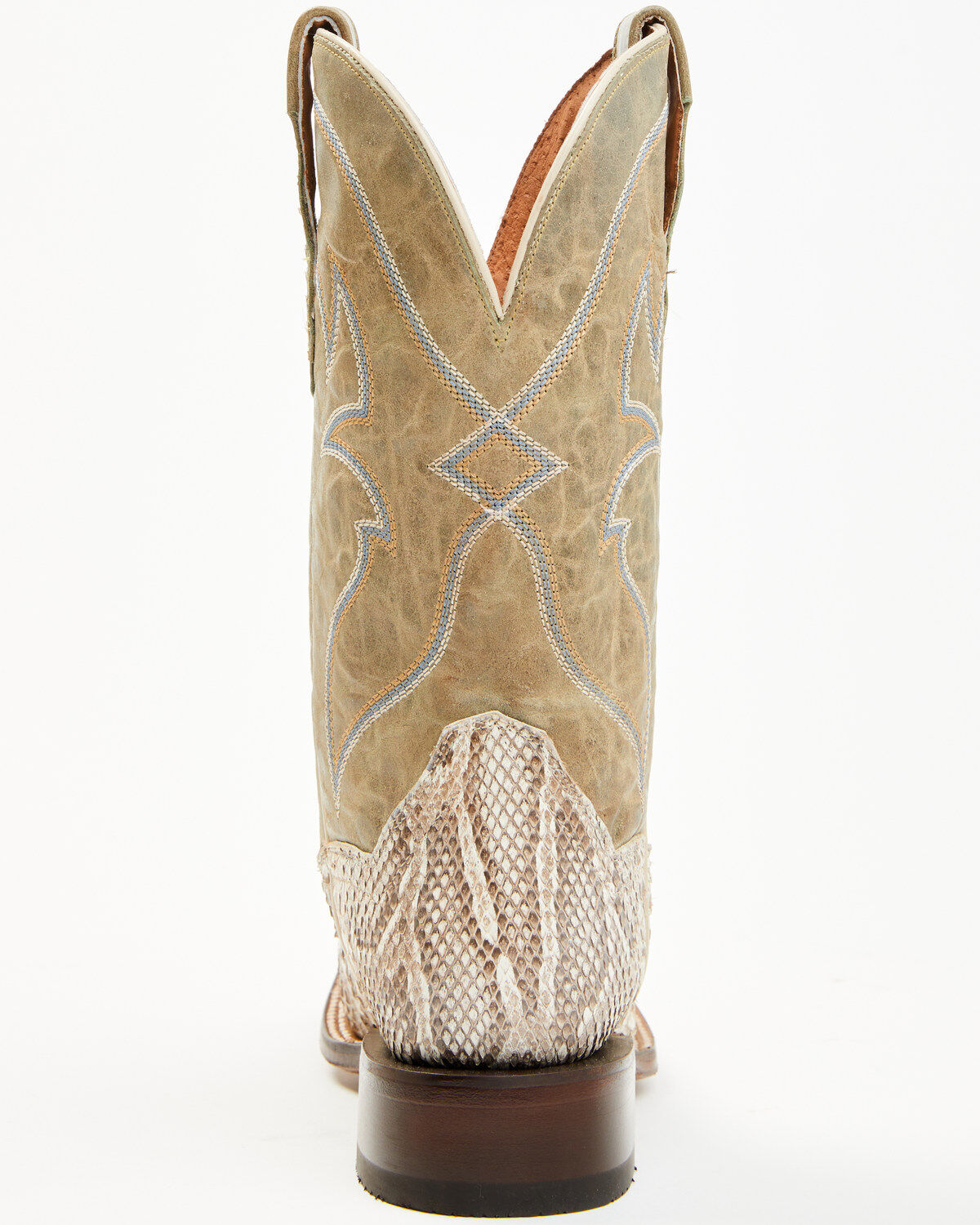 Dan Post Women's Boot Barn Exclusive Exotic Python Western Boots - Broad Square Toe