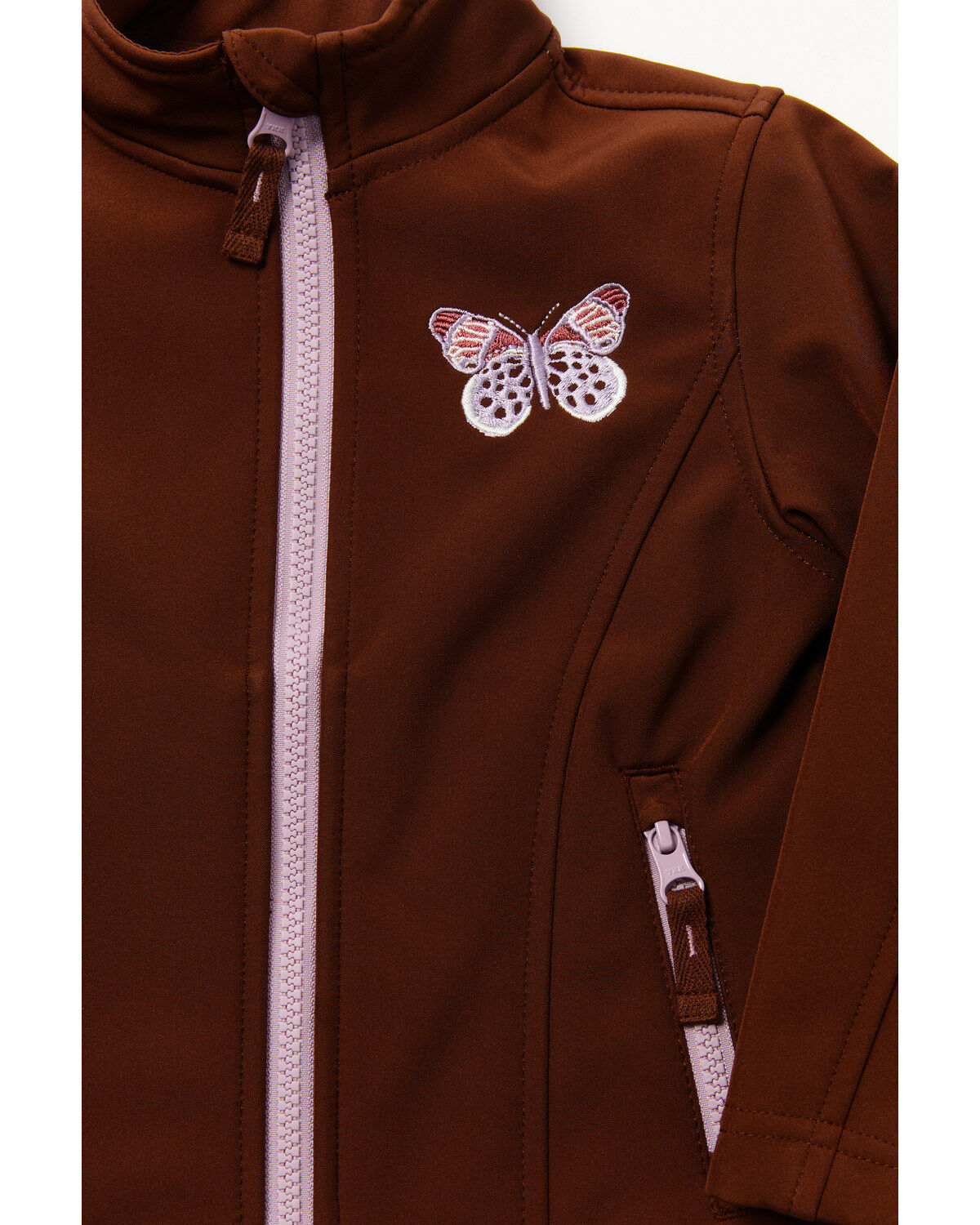 Shyanne Toddler Girls' Butterfly Embroidered Softshell Jacket