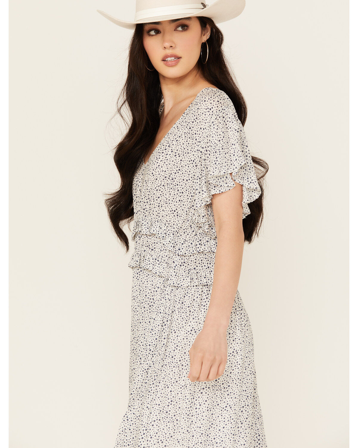 Stetson Women's Herringbone Midi Dress