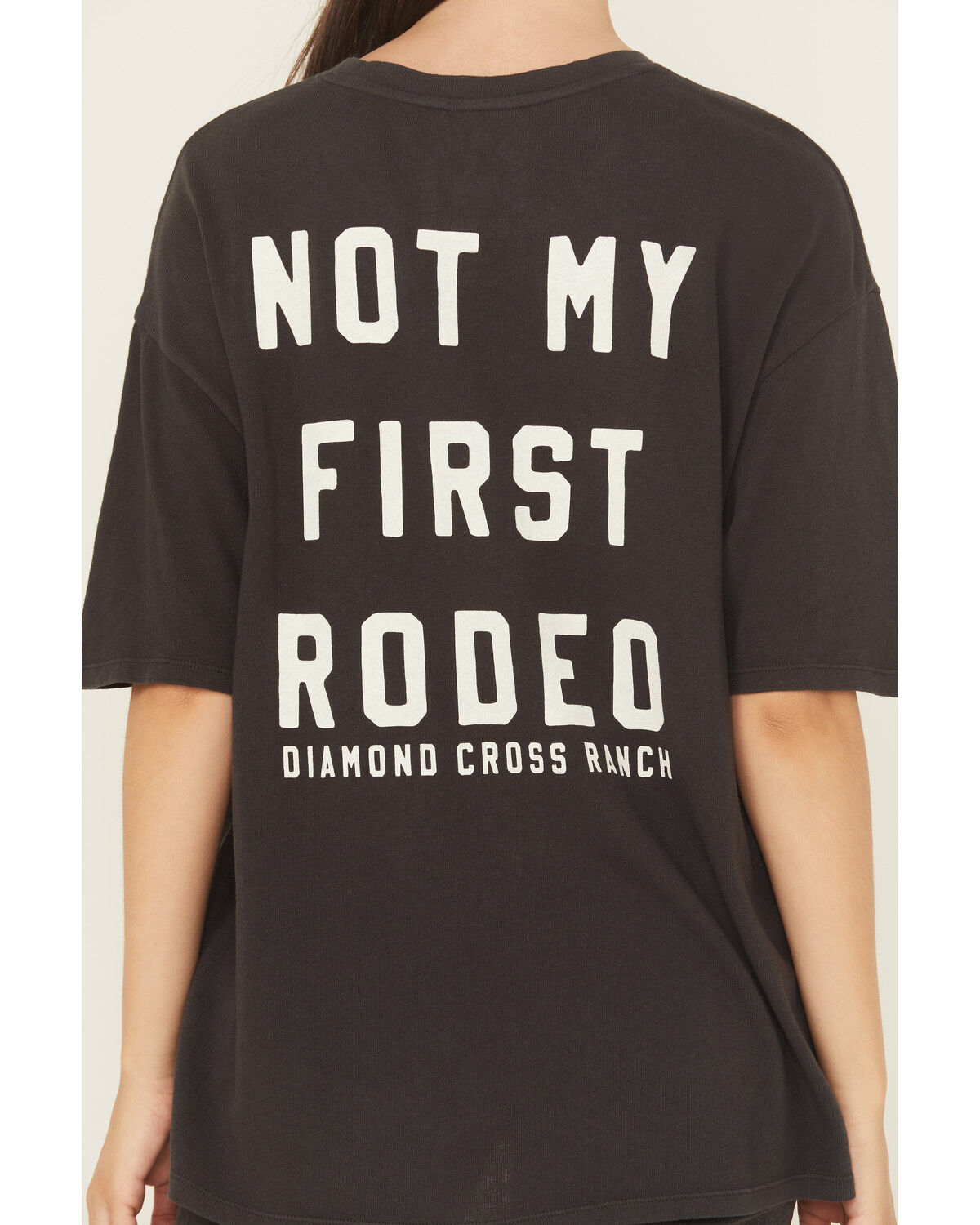 Z Supply x Diamond Cross Ranch Women's Howdy Not My First Rodeo Short Sleeve Graphic Tee