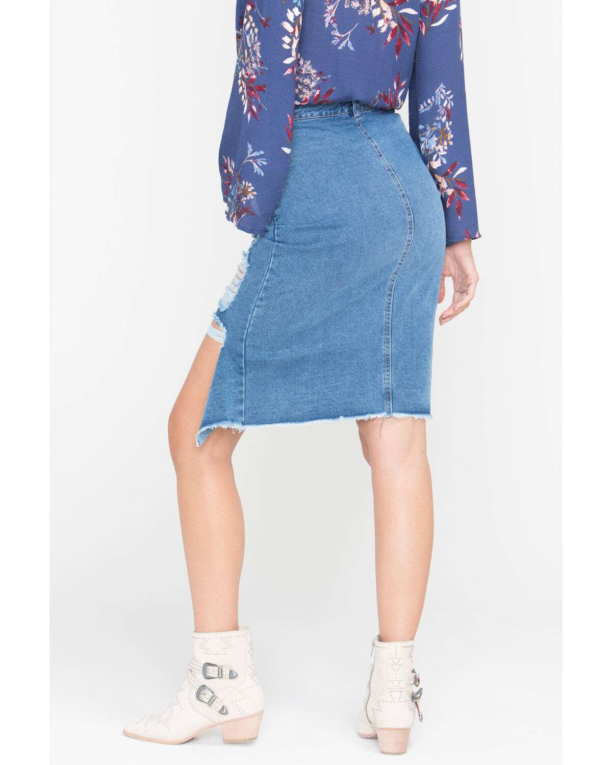 Sage the Label Women's Denim Penelope Skirt