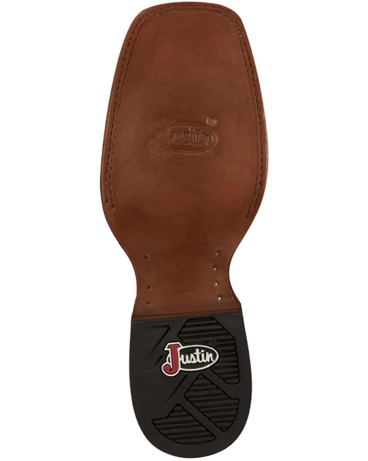 Justin Men's Big News Western Boots - Broad Square Toe