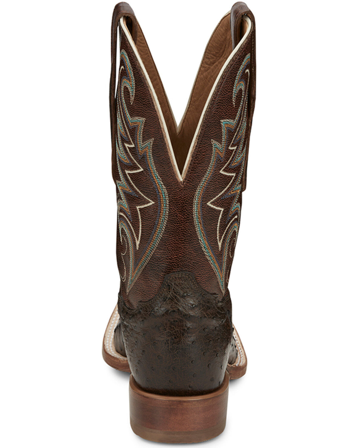 Tony Lama Men's Sienna Exotic Full Quill Ostrich Western Boots - Broad Square Toe