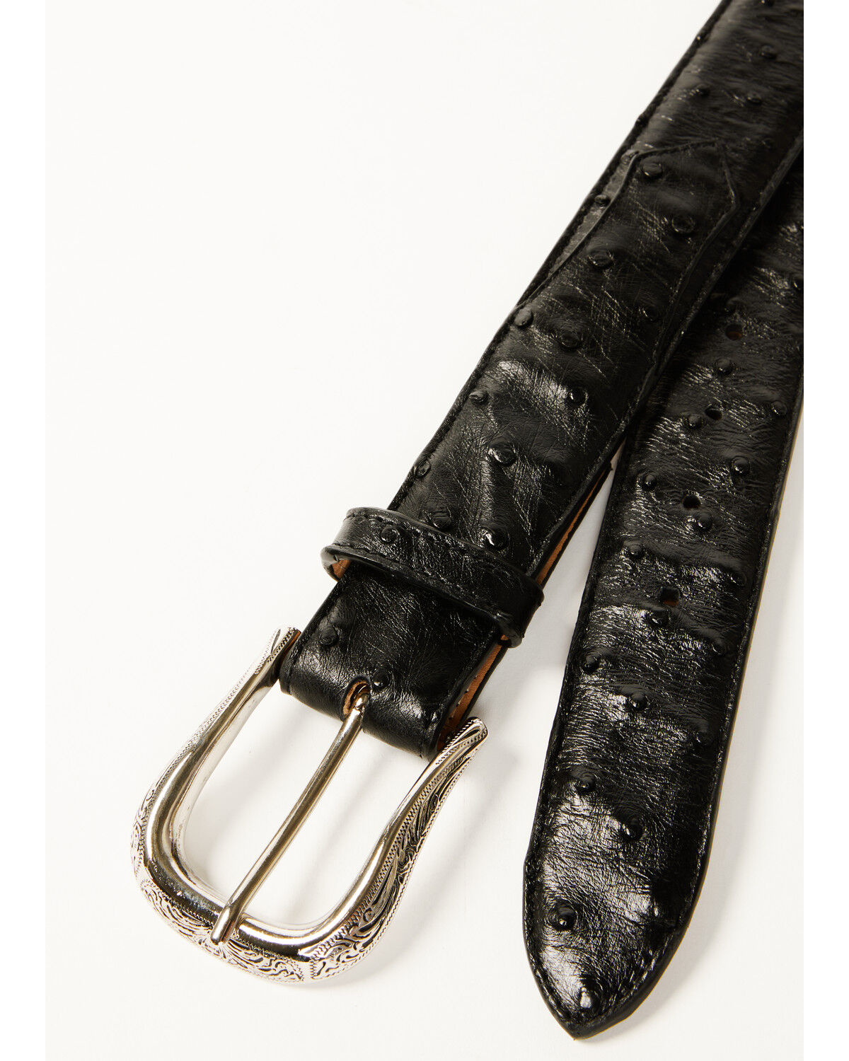 Cody James Black 1978® Men's Dawson Exotic Full Quill Ostrich Leather Belt