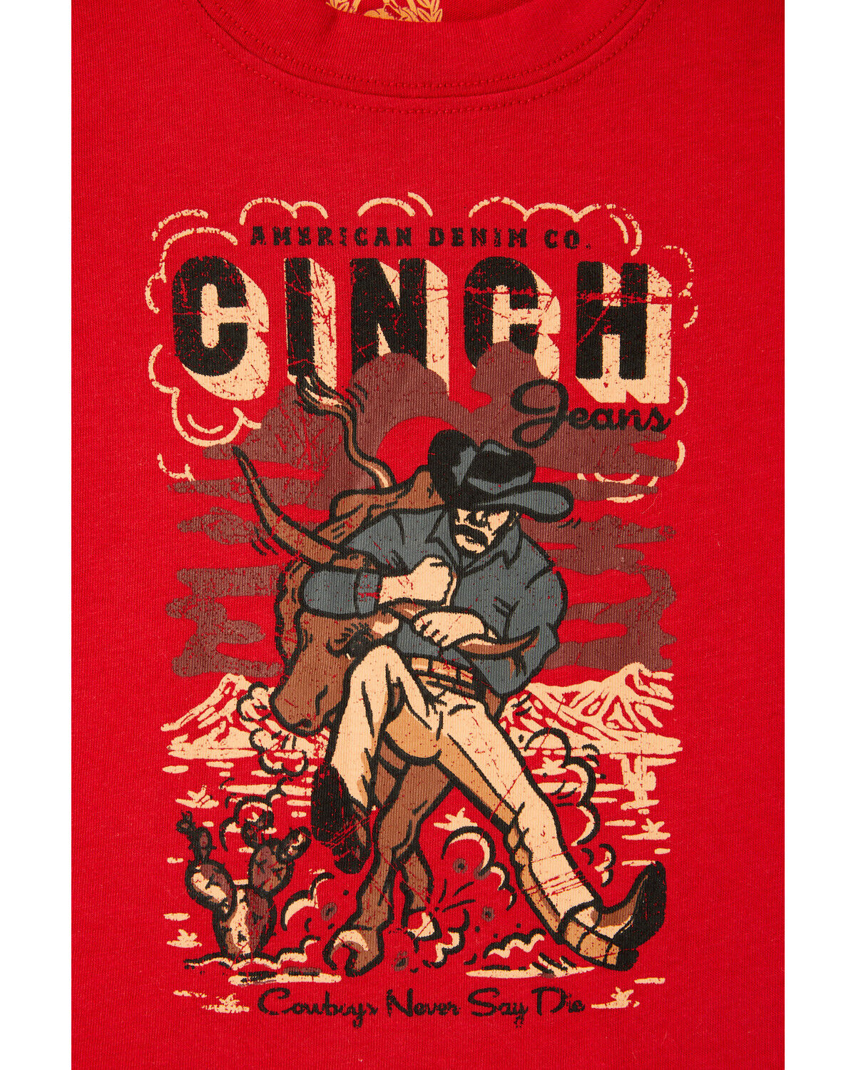 Cinch Infant Boys' Cowboy Logo Short Sleeve Graphic T-Shirt