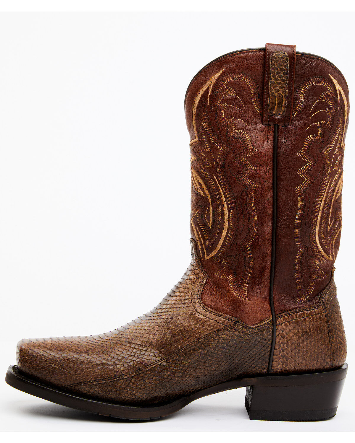 Dan Post Men's Exotic Water Snake Western Boots - Square toe