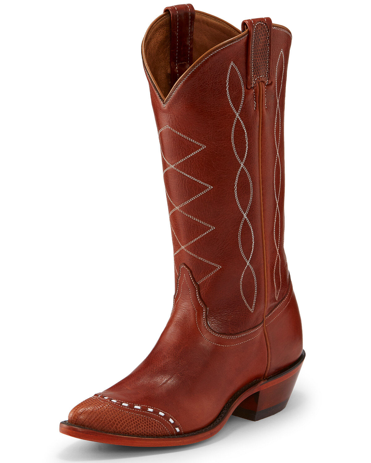 Tony Lama Women's Cognac Emilia Western Boots - Snip Toe