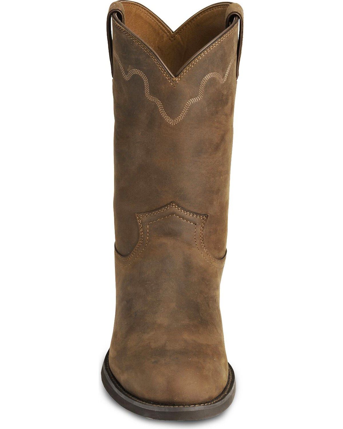 Justin Men's Stampede Roper Western Boots - Round Toe