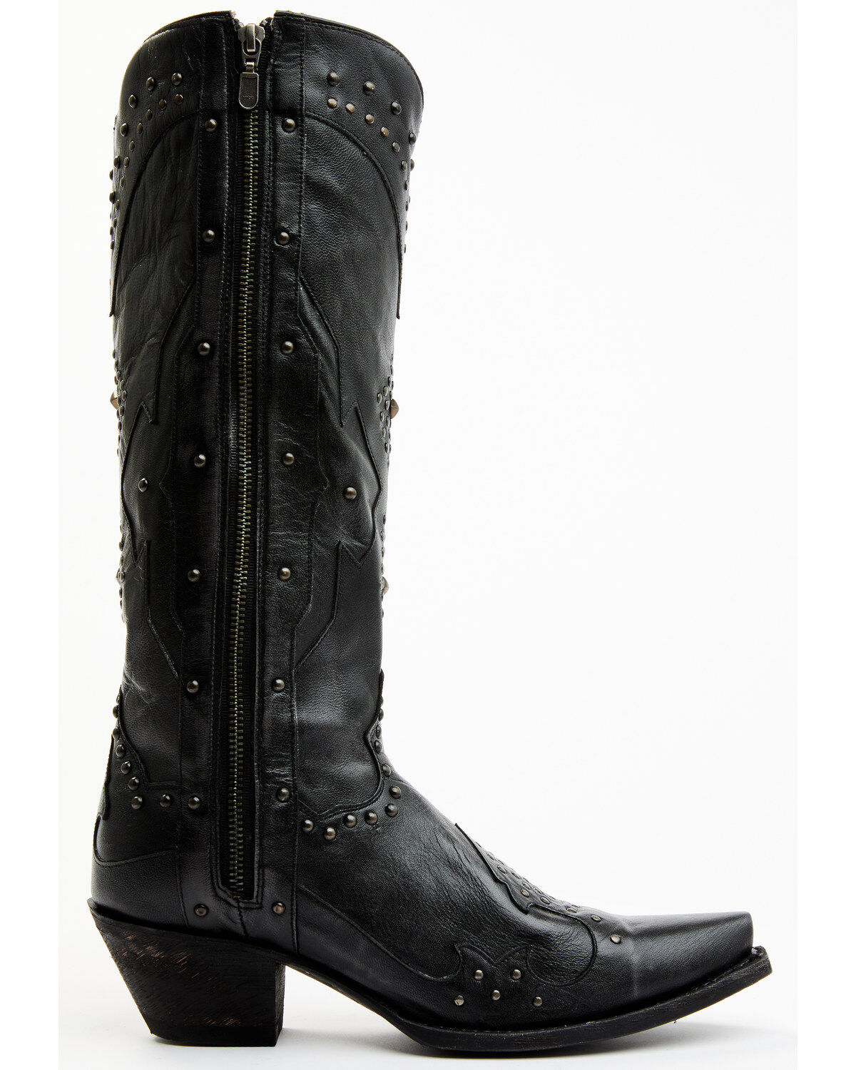 Dan Post Women's Daredevil Studded Tall Western Boots - Snip Toe