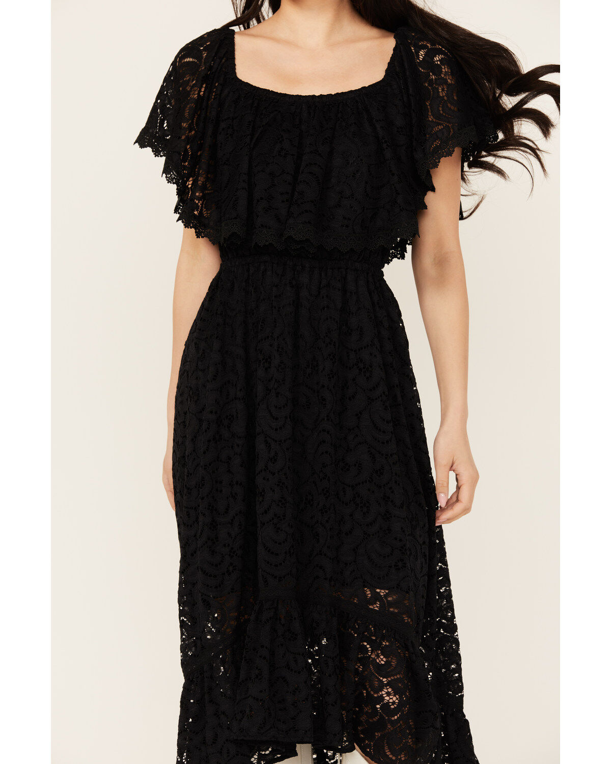 Beyond The Radar Women's Short Sleeve Midi Dress