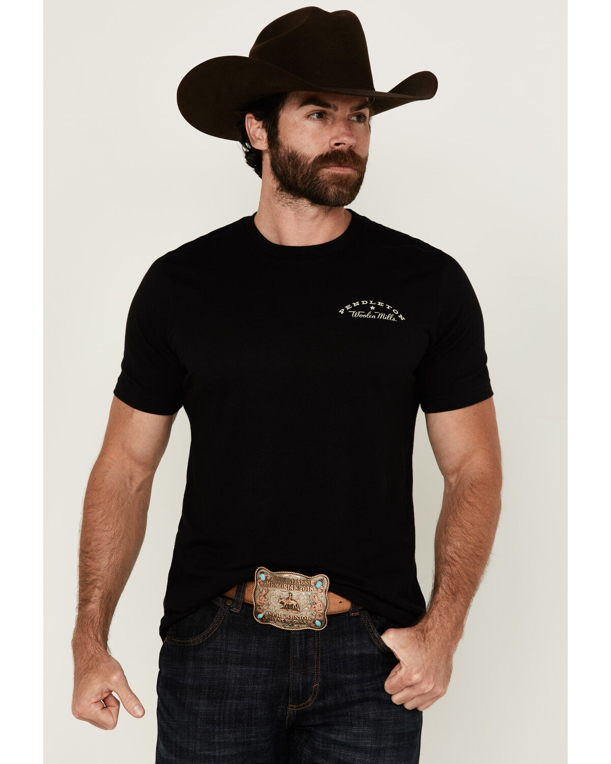 Pendleton Men's Boot Barn Exclusive Eagle Logo Short Sleeve Graphic T-Shirt