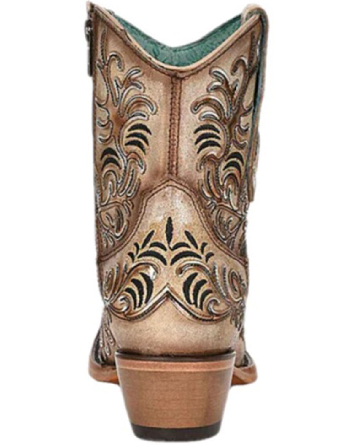 Corral Women's Overlay Western Booties - Snip Toe