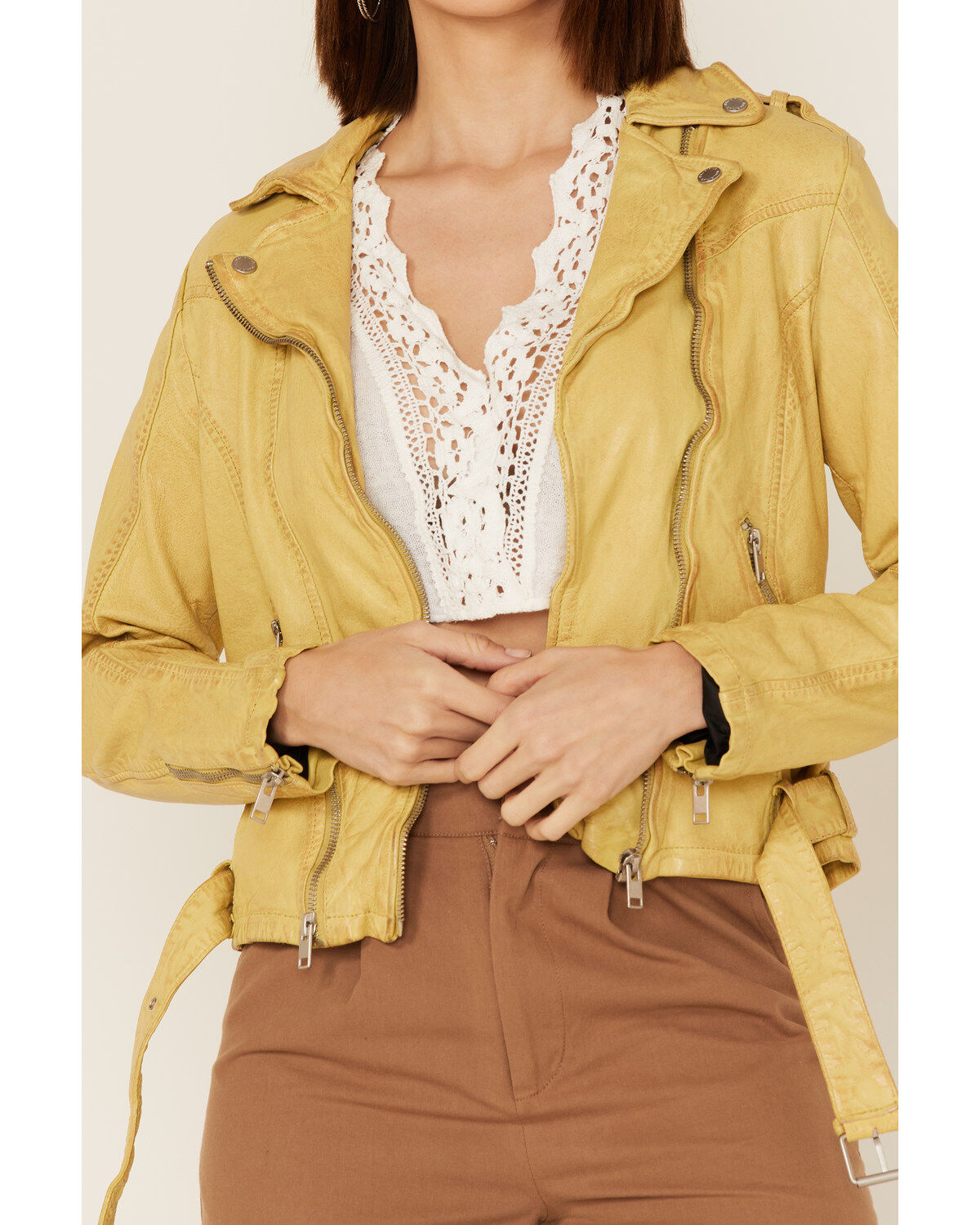 Mauritius Leather Women's Wild Moto Leather Jacket