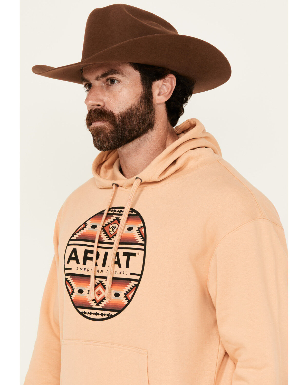 Ariat Men's Boot Barn Exclusive Canyon Southwest Circle Graphic Hooded Sweatshirt