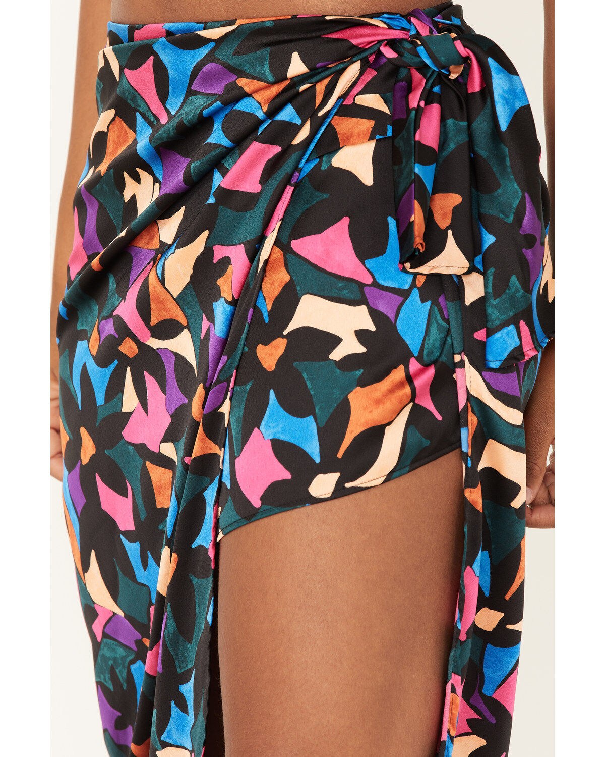 Show Me Your Mumu Women's Wrap Me Up Mosaic Print Skirt