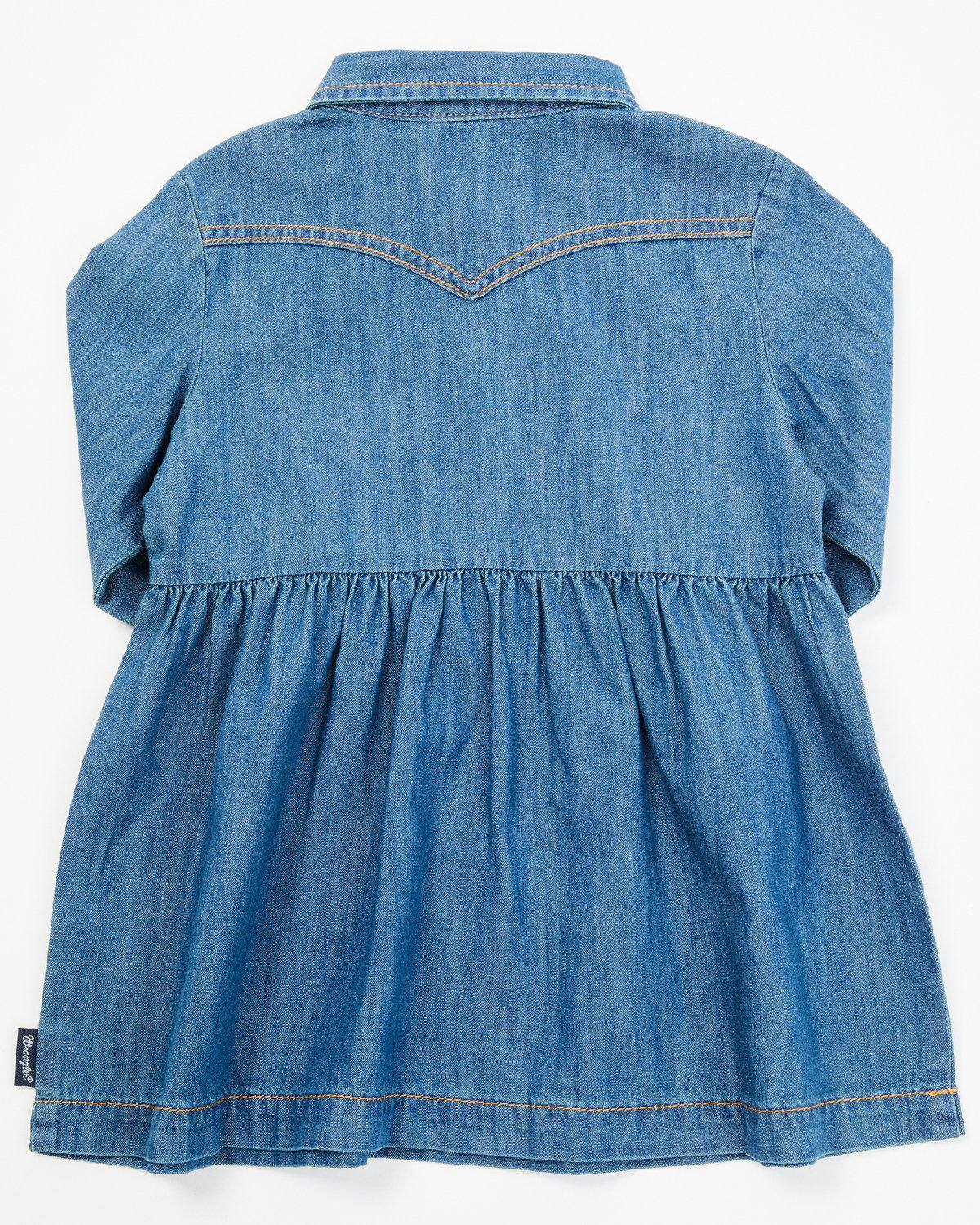 Wrangler Toddler Girls' Long Sleeve Denim Dress