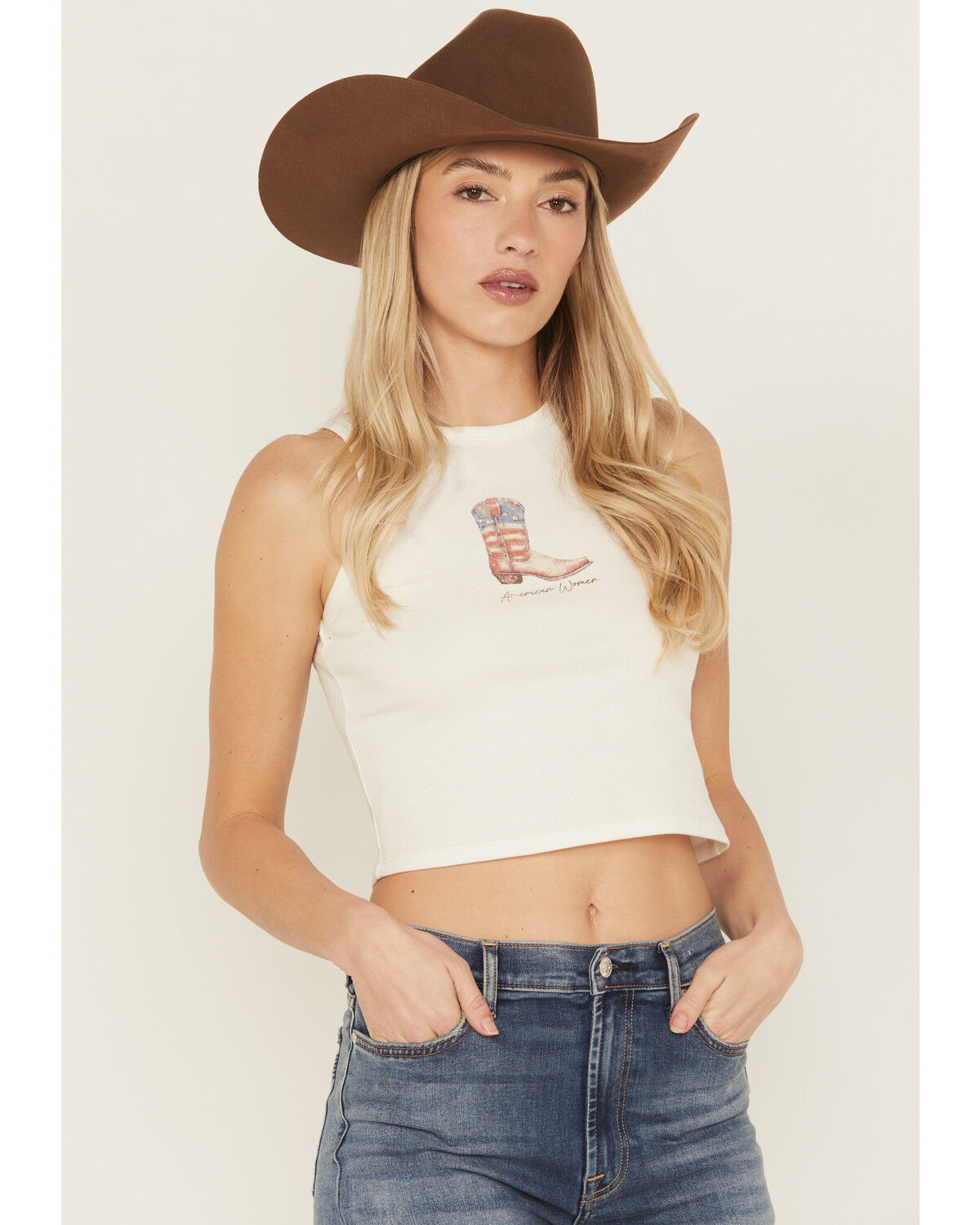 Originality Women's American Women Graphic Tank