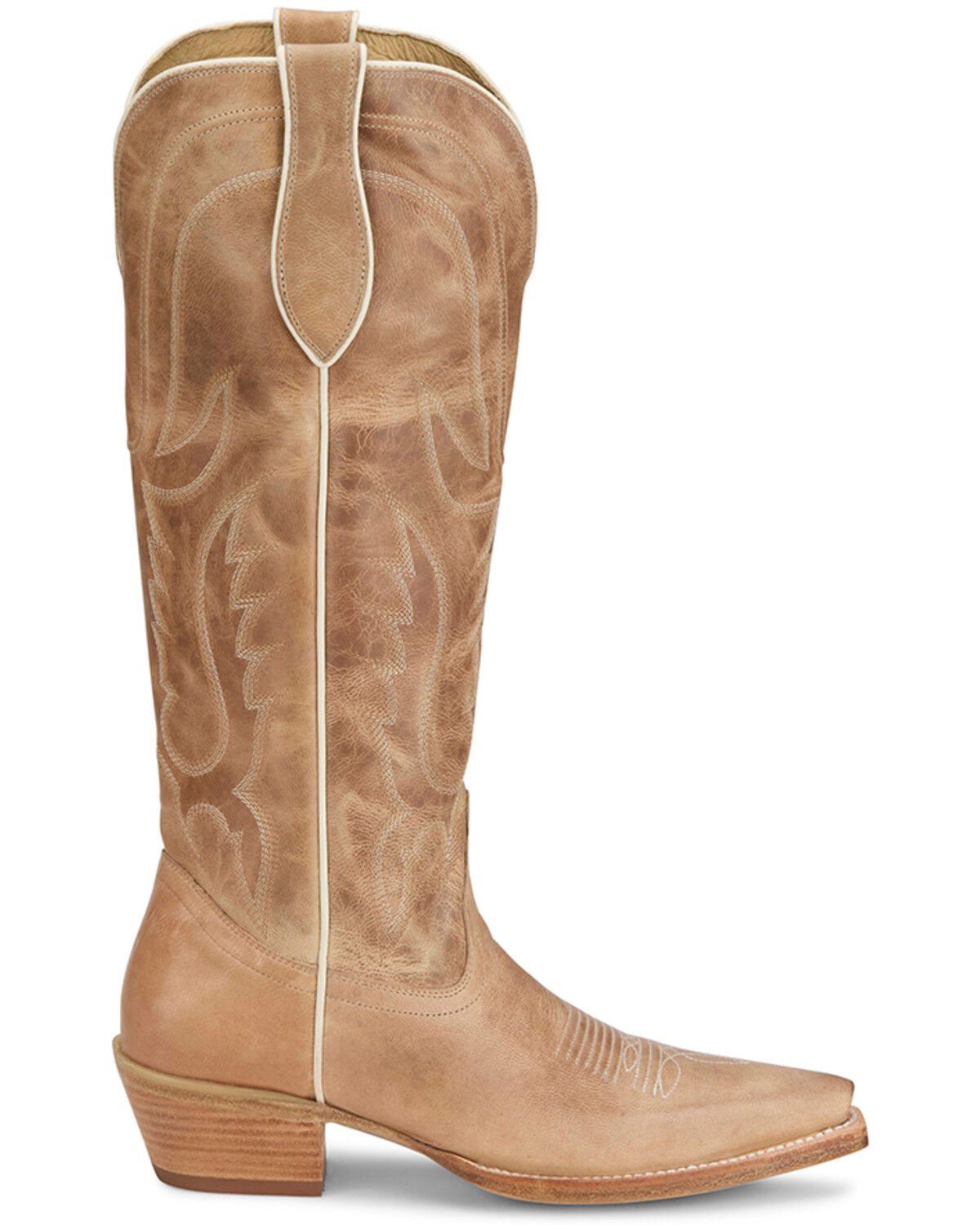 Tony Lama Women's Derby Jess Tall Western Boots - Snip Toe