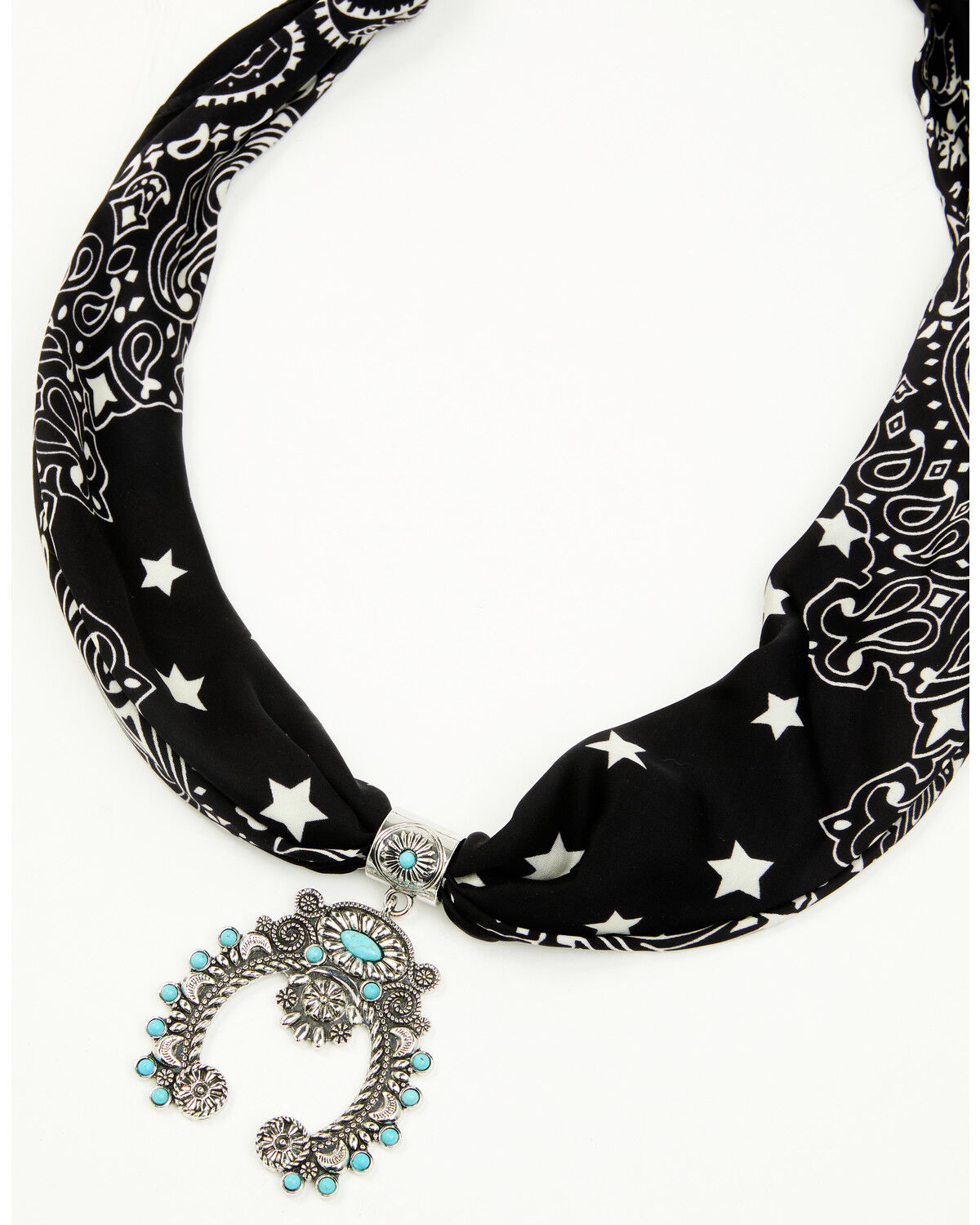 Idyllwind Women's Laurinda Squash Blossom Bandana Necklace