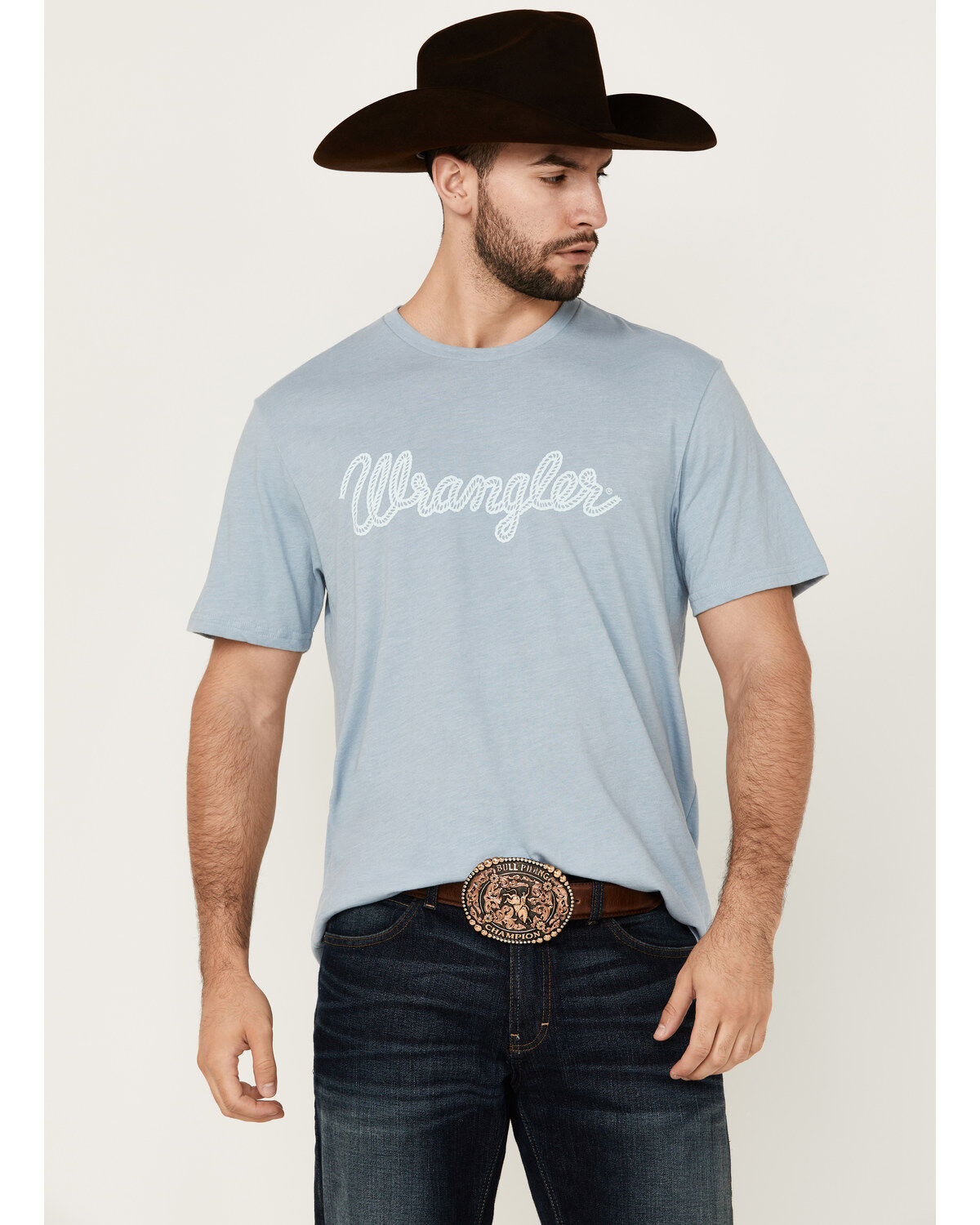 Wrangler Men's Rope Logo Short Sleeve Graphic T-Shirt