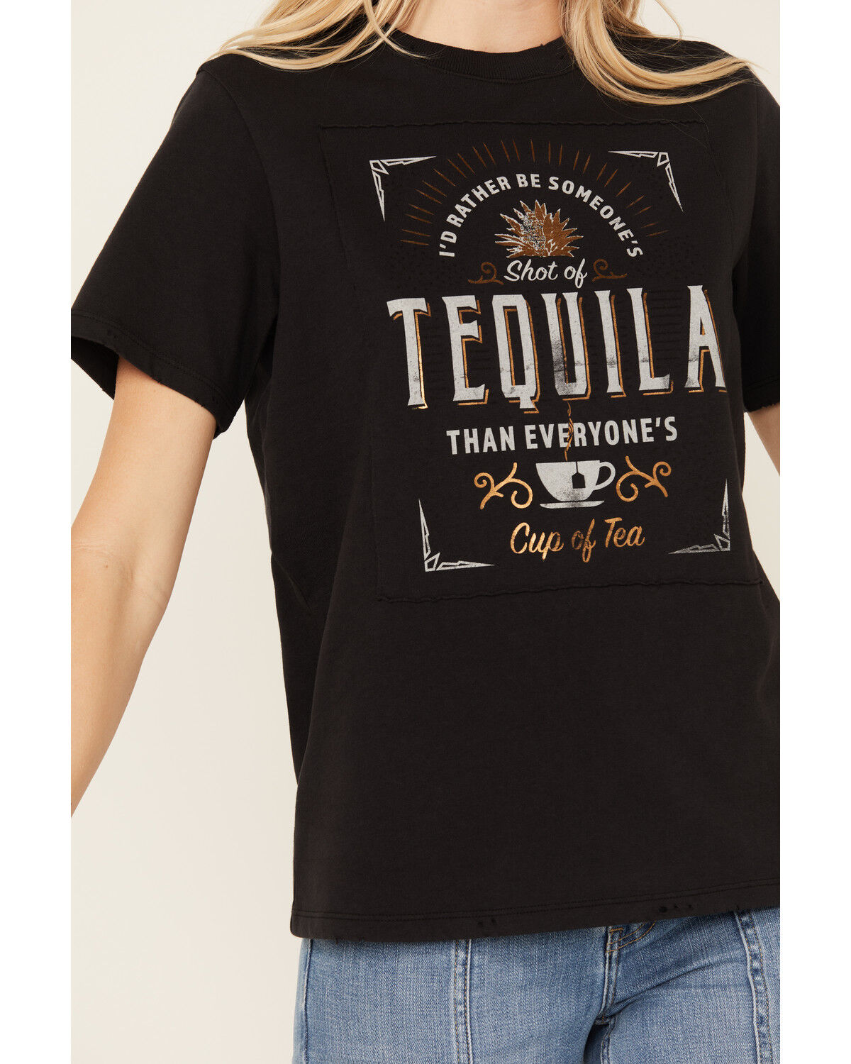Idyllwind Women's Shot Of Tequila Short Sleeve Graphic Tee