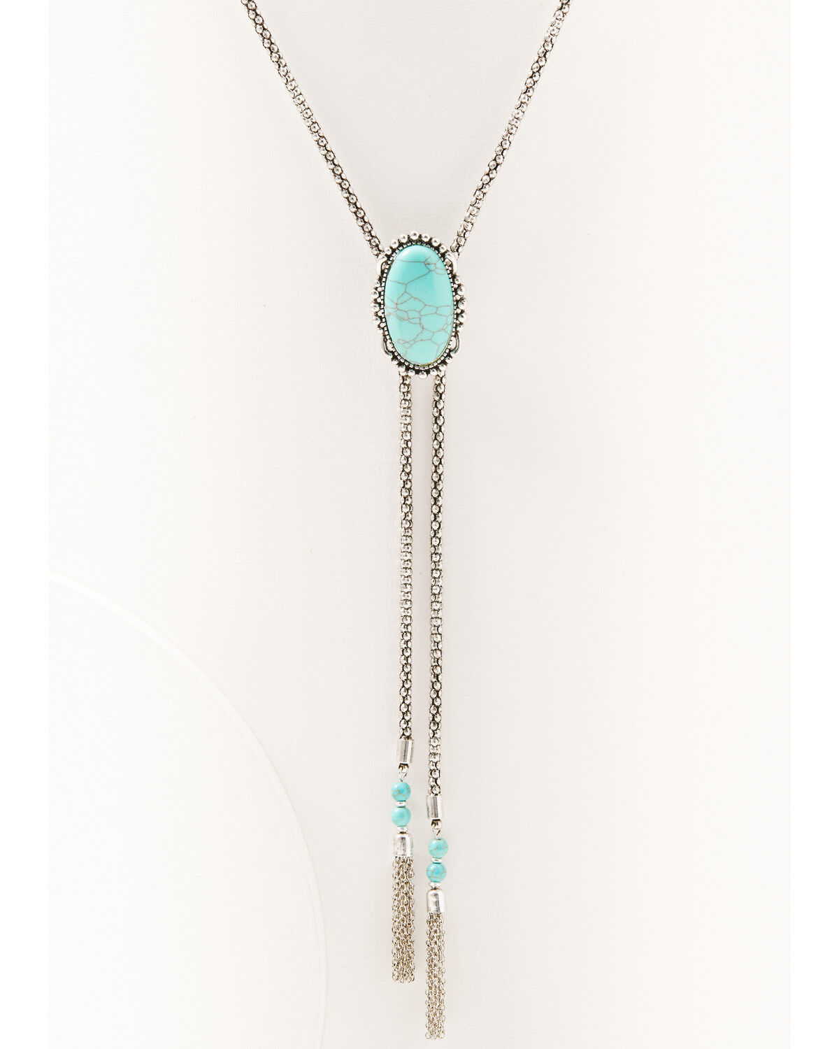 Shyanne Women's Turquoise Stone Bolo Necklace