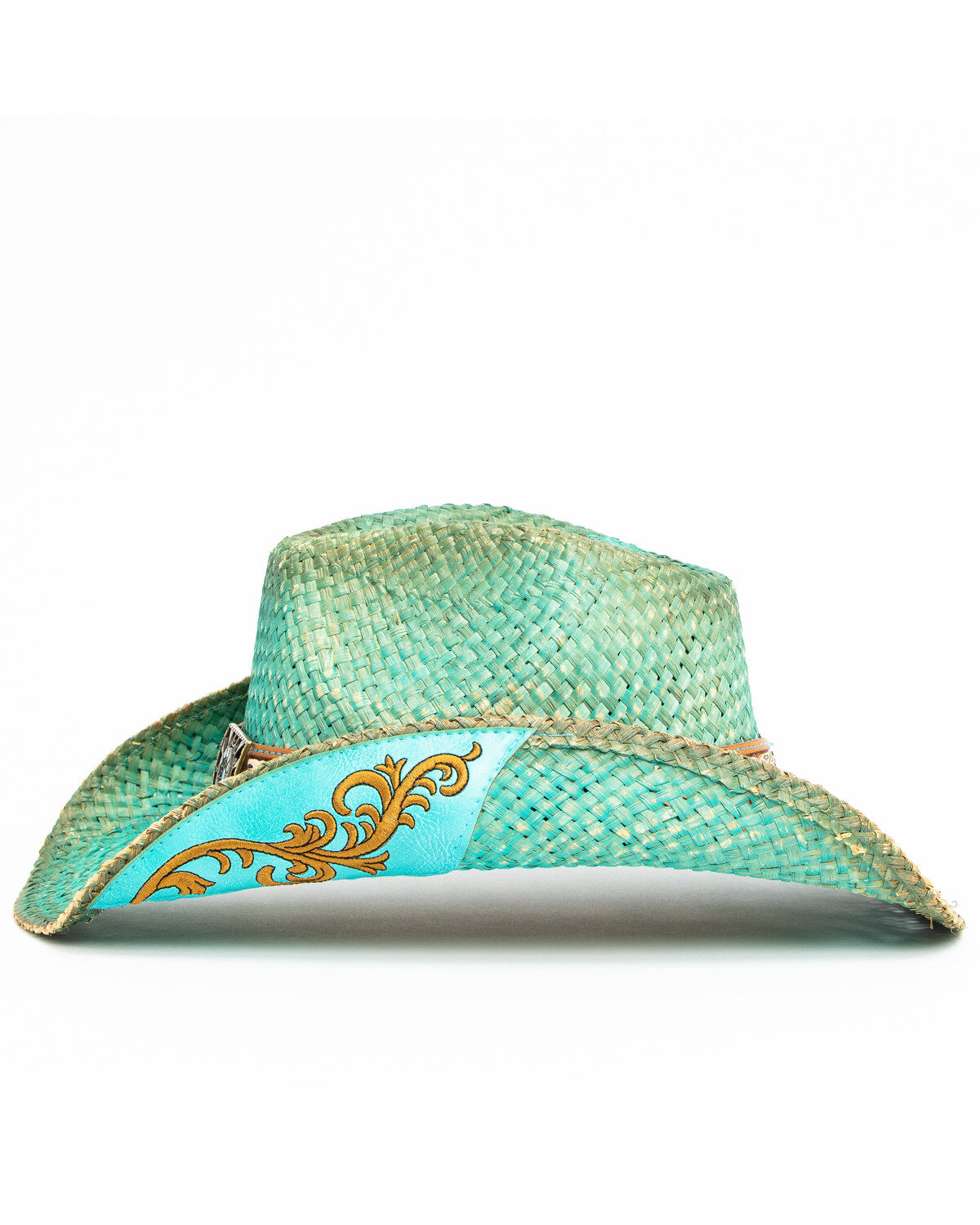 Shyanne Women's Cactus Flower Straw Cowboy Hat
