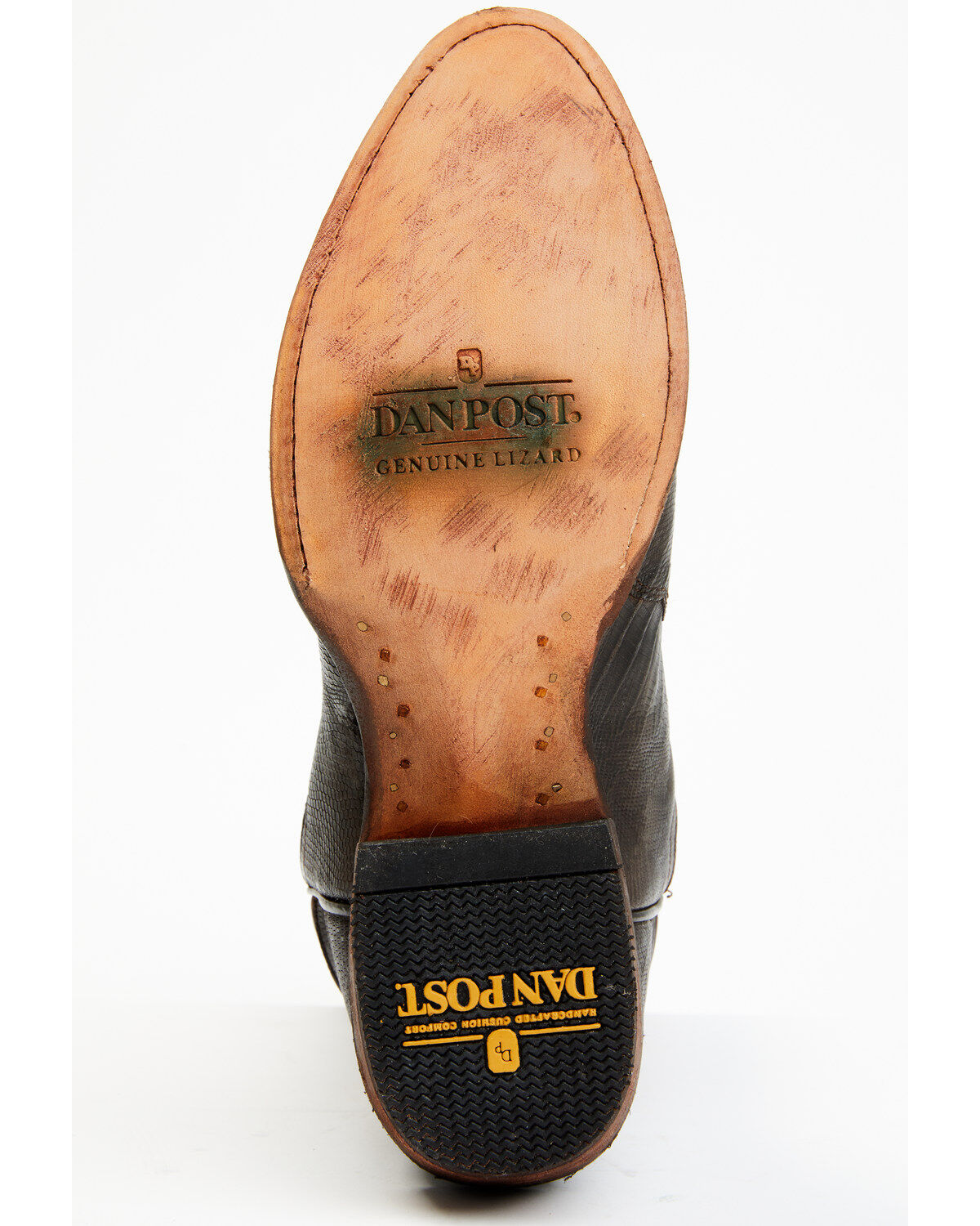 Dan Post Men's Exotic Teju Lizard Leather Tall Western Boots - Round Toe