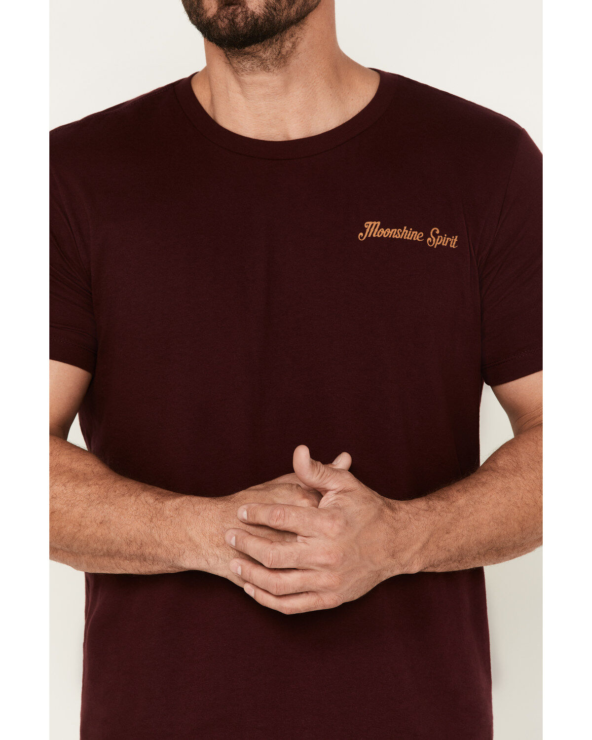 Moonshine Spirit Men's Oak Barrel Graphic Short Sleeve T-Shirt