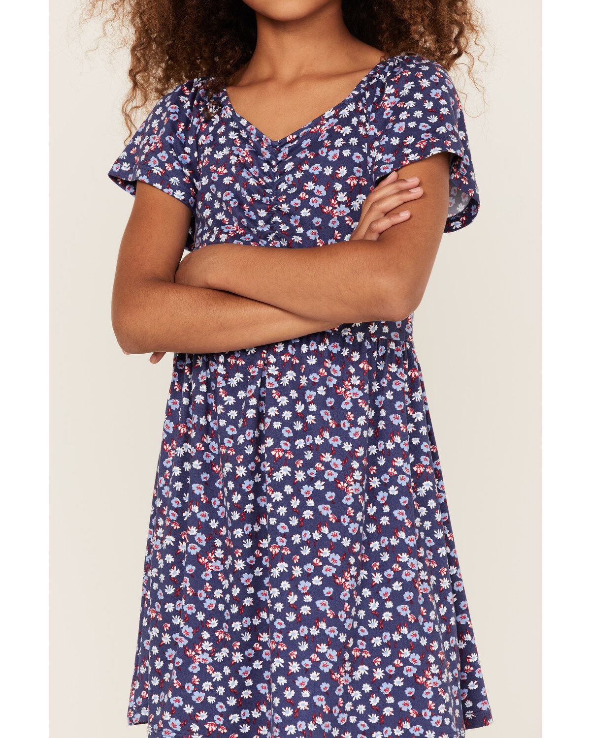 Shyanne Girls' Ditsy Floral Flowy Dress