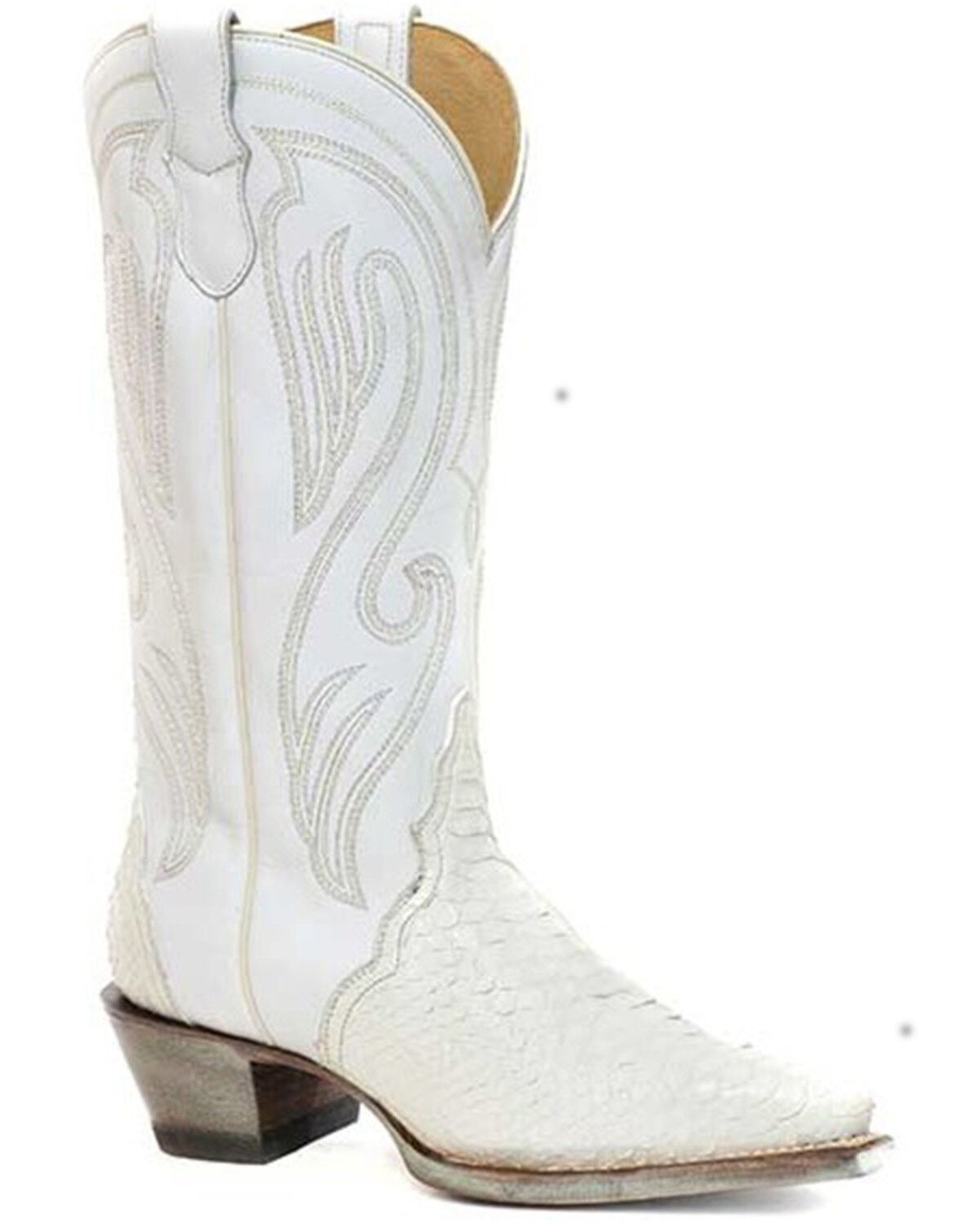 Roper Women's Oakley Python Backcut Exotic Western Fashion Boots - Snip Toe