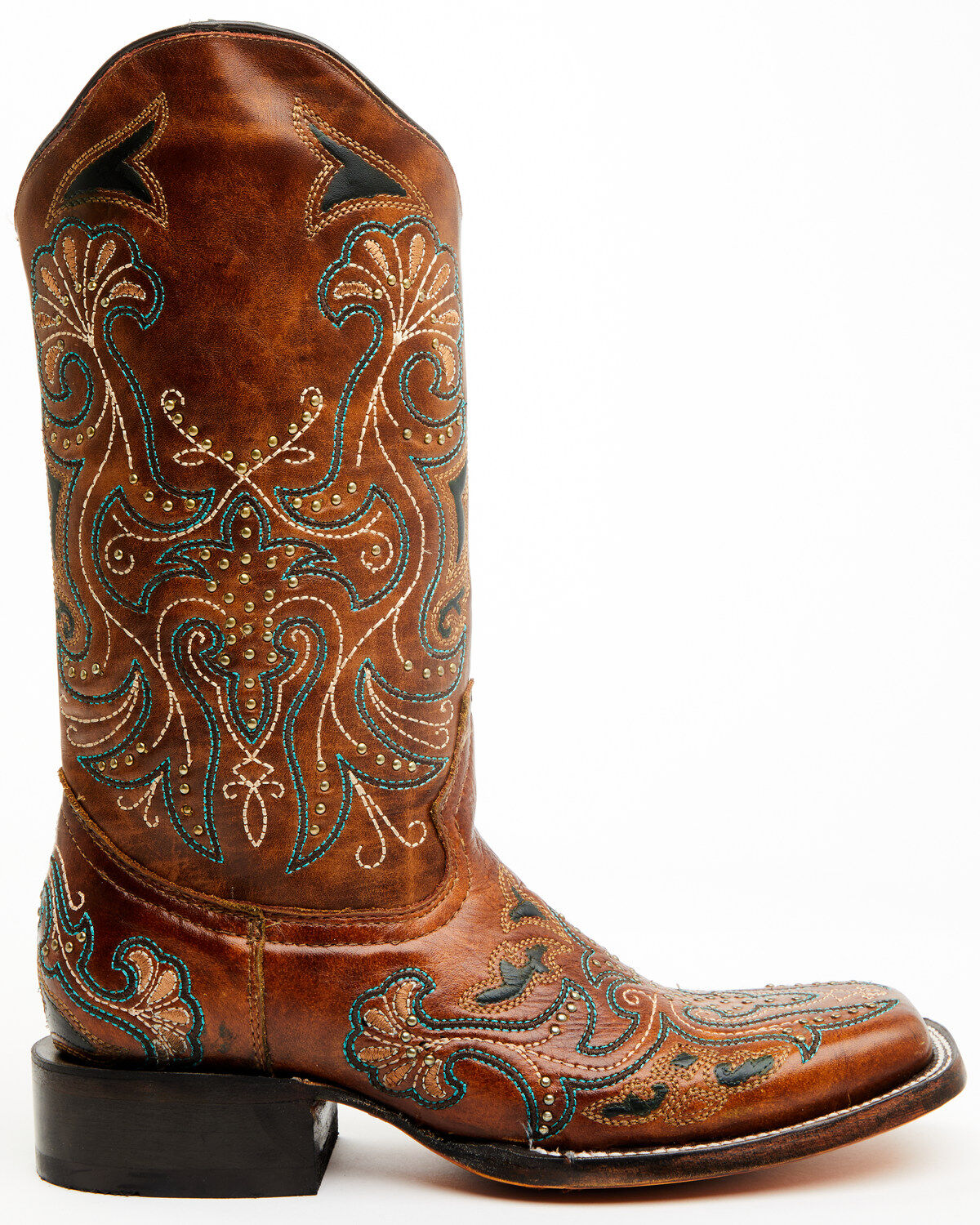Corral Women's Embroidered Western Boots - Broad Square Toe