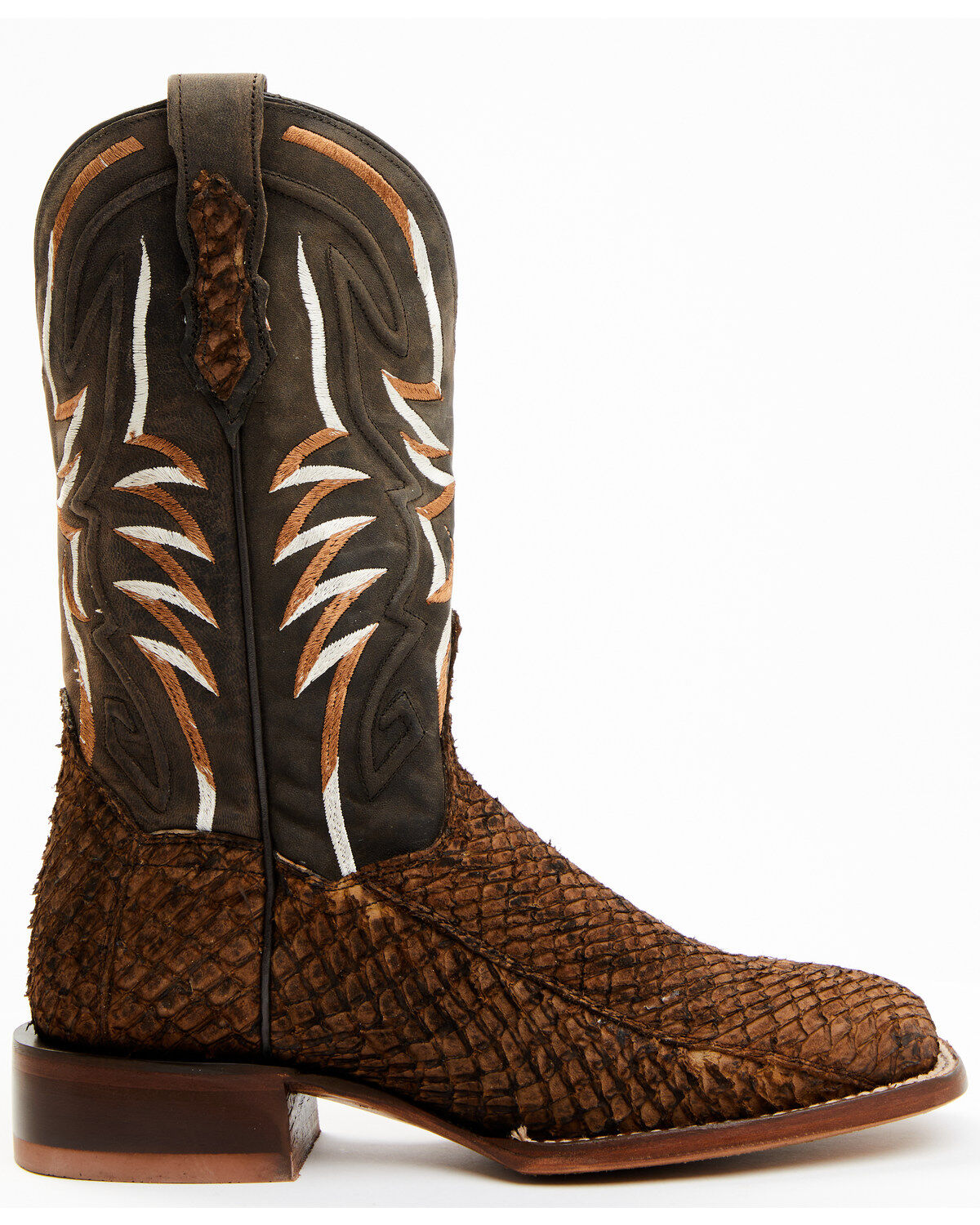 Dan Post Women's Exotic Sea Bass Western Boots - Broad Square Toe