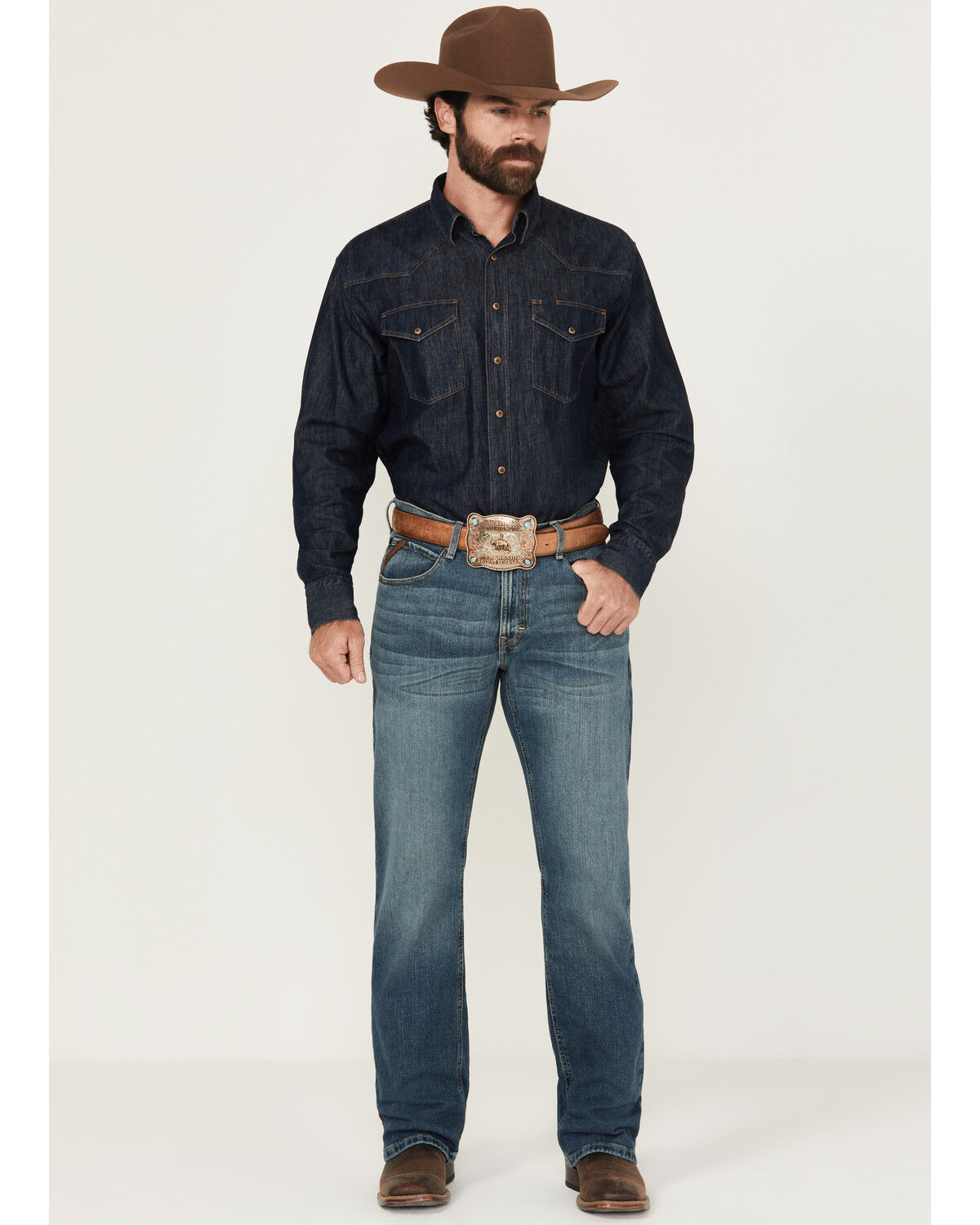 Ariat Men's M4 Legacy Relaxed Bootcut Stretch Denim Jeans Jeans