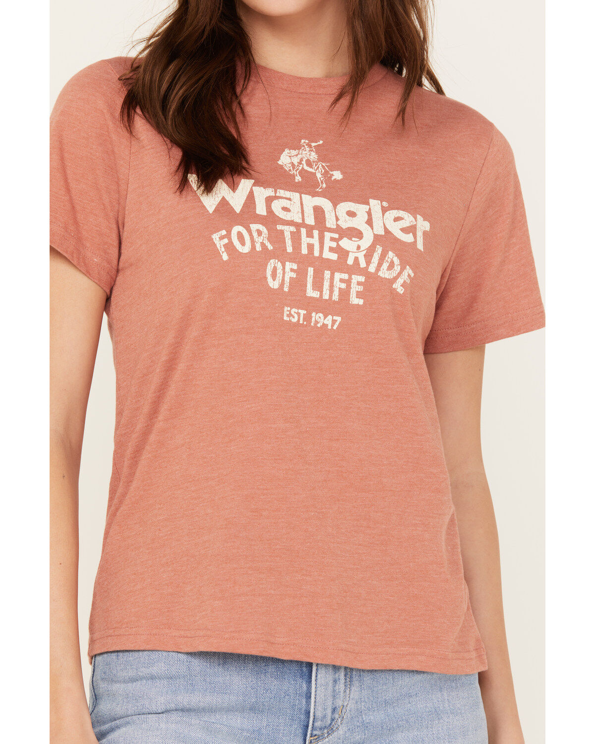 Wrangler Women's Boot Barn Exclusive For the Ride Short Sleeve Graphic Tee