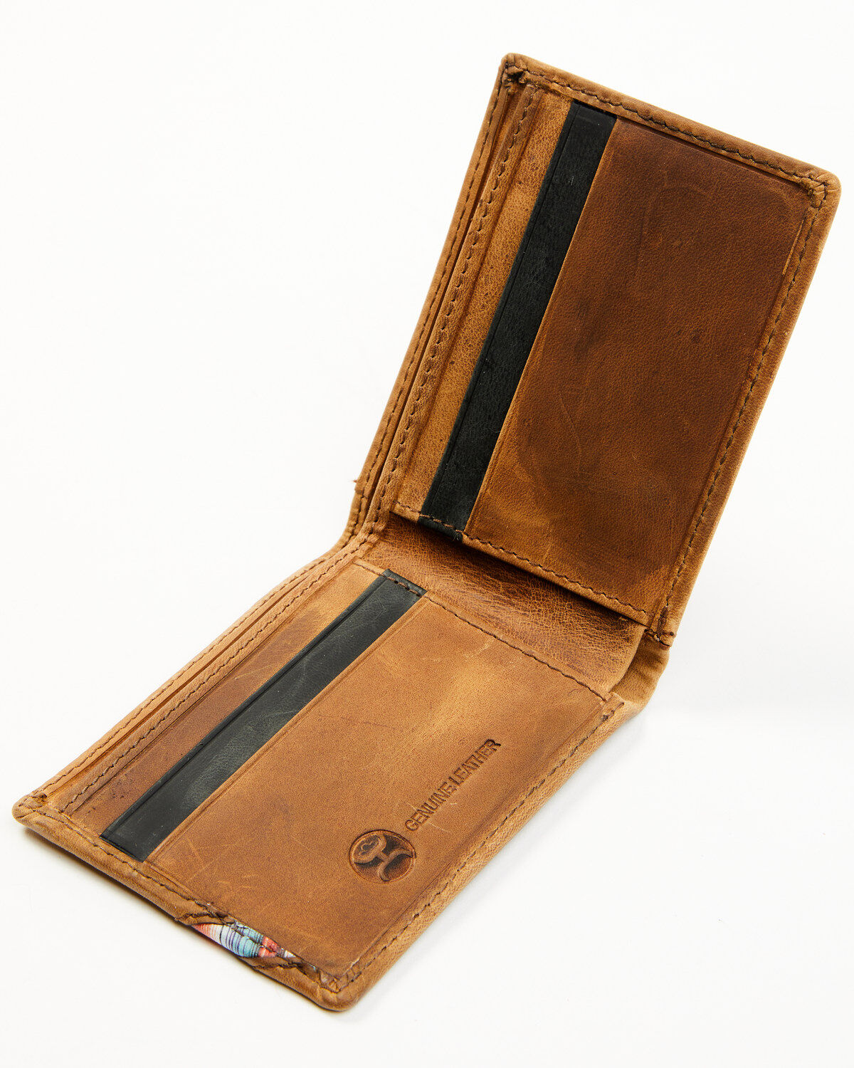 Hooey Men's Logo Front Pocket Bi-Fold Wallet