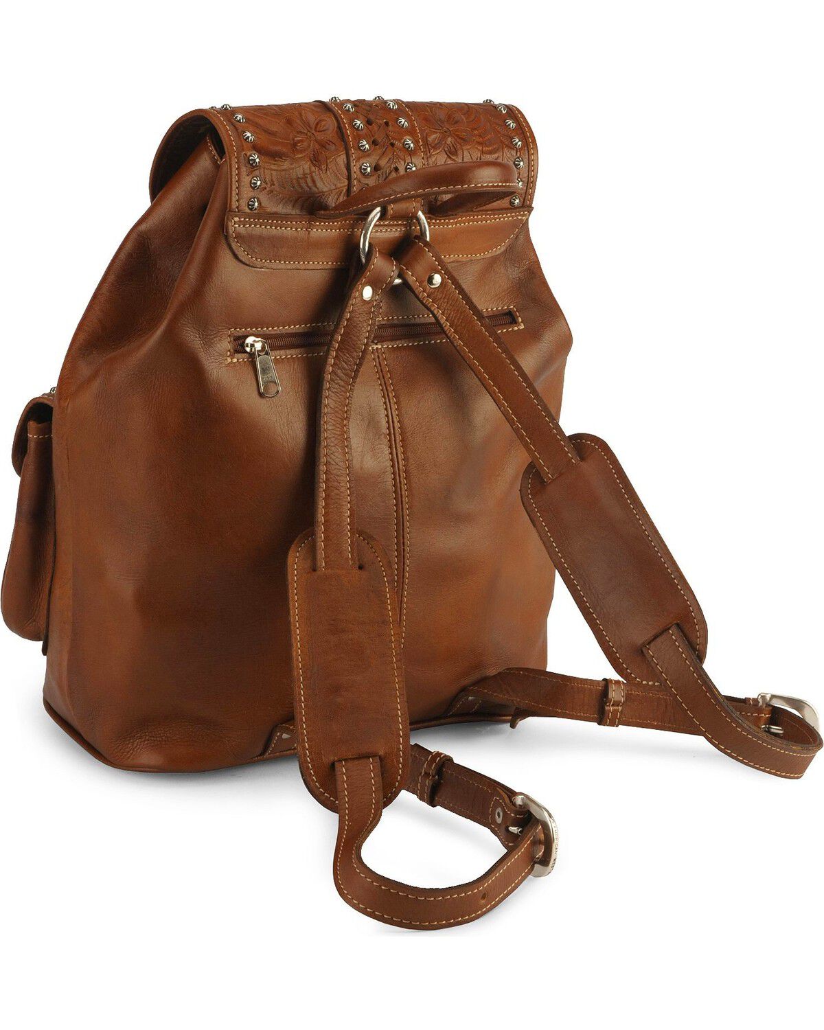 American West Leather Backpack